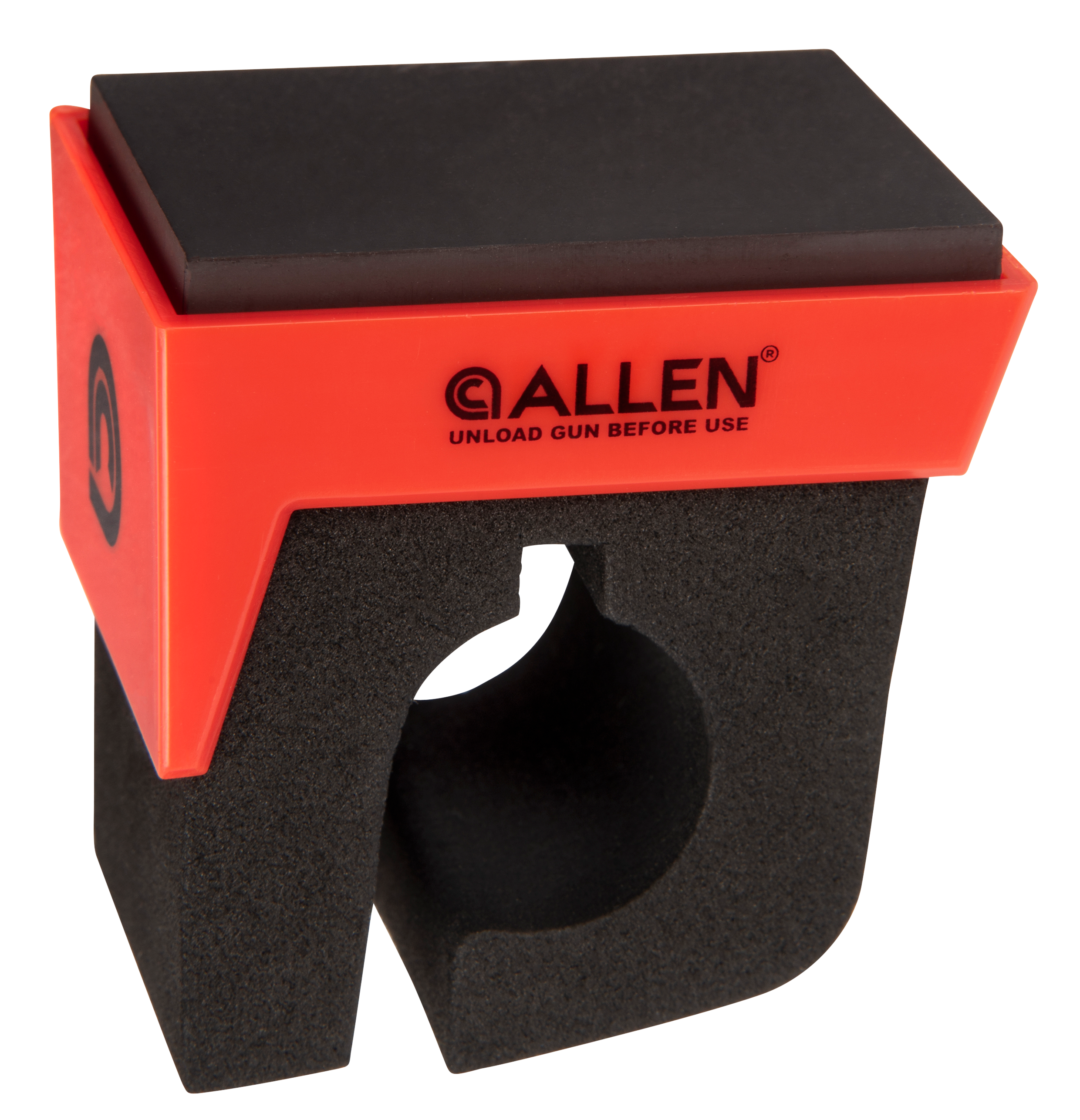 Allen 5657 Firearm & Fishing Rod Magnetic Holder Black/Red Magnet Holds 1 Rifle/Shotgun