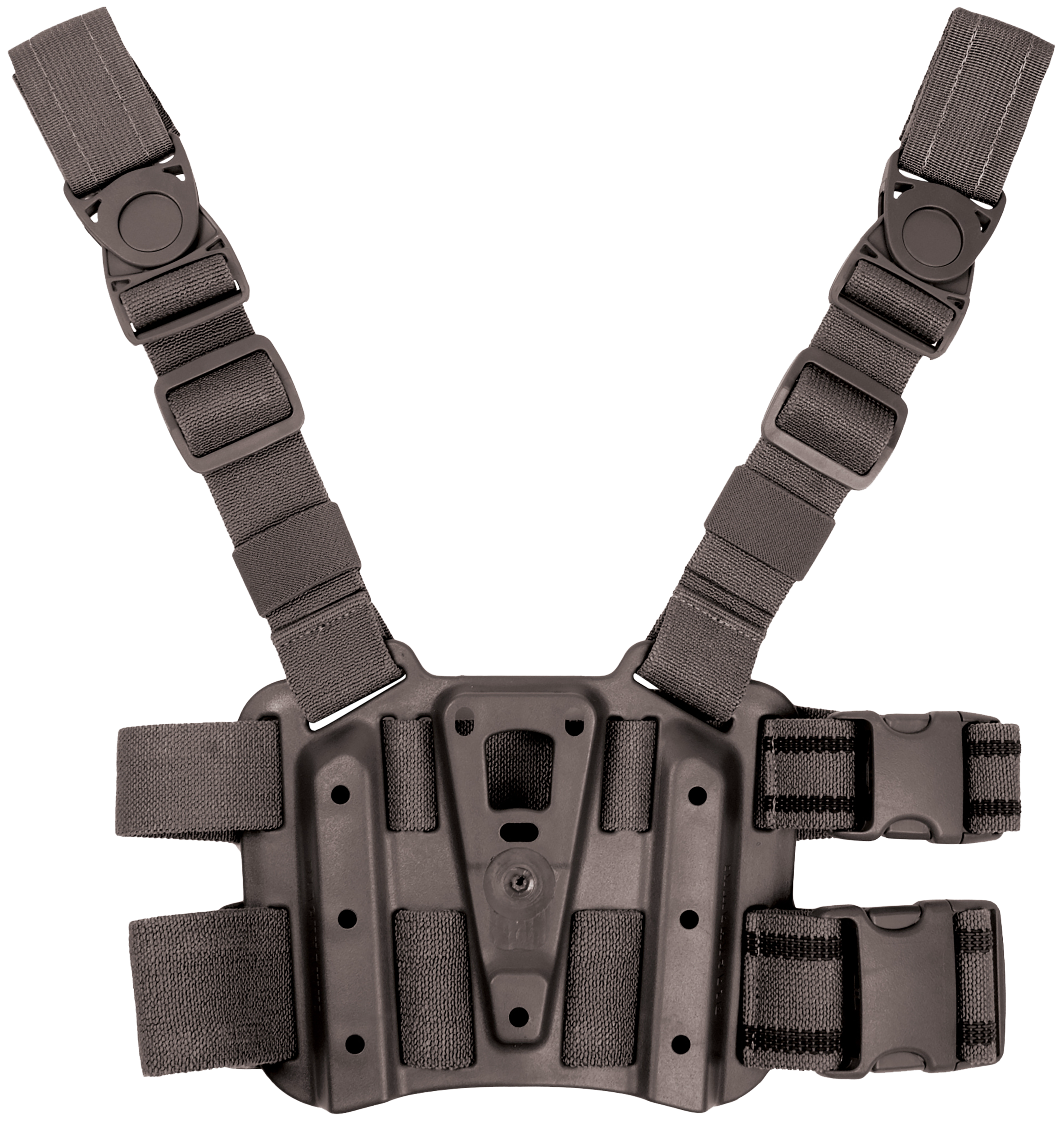 Blackhawk 432000PBK Tactical Holster Platform Black Carbon Fiber Leg Mount Fits Blackhawk Concealment/Duty Holsters