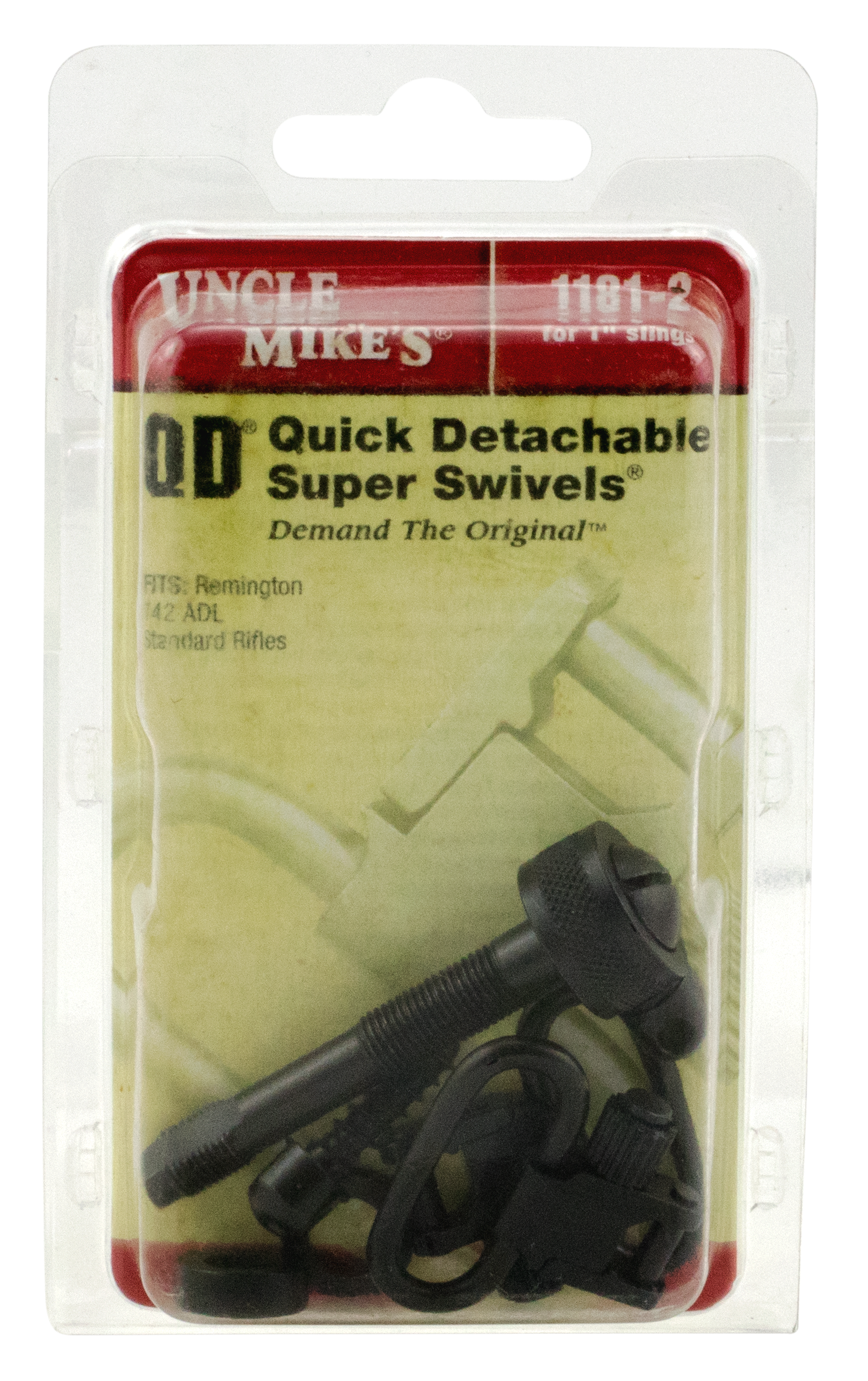 Uncle Mike's 11812 Super Swivelmade of Steel with Blued Finish, 1" Loop Size & Quick Detach Style for Remington 742 ADL
