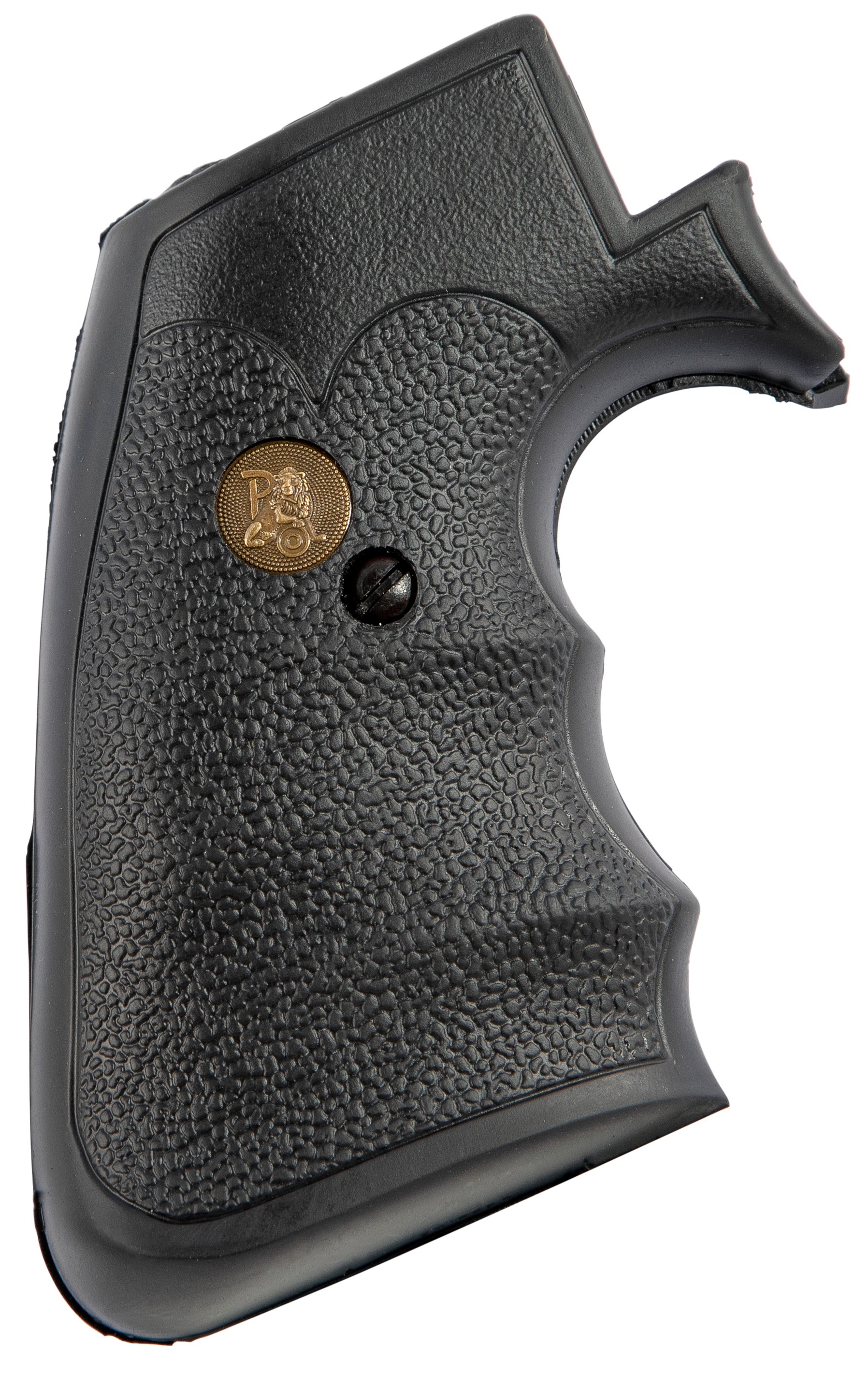 Pachmayr 05067 Gripper Grip Checkered Black Rubber with Finger Grooves for Ruger Super Blackhawk