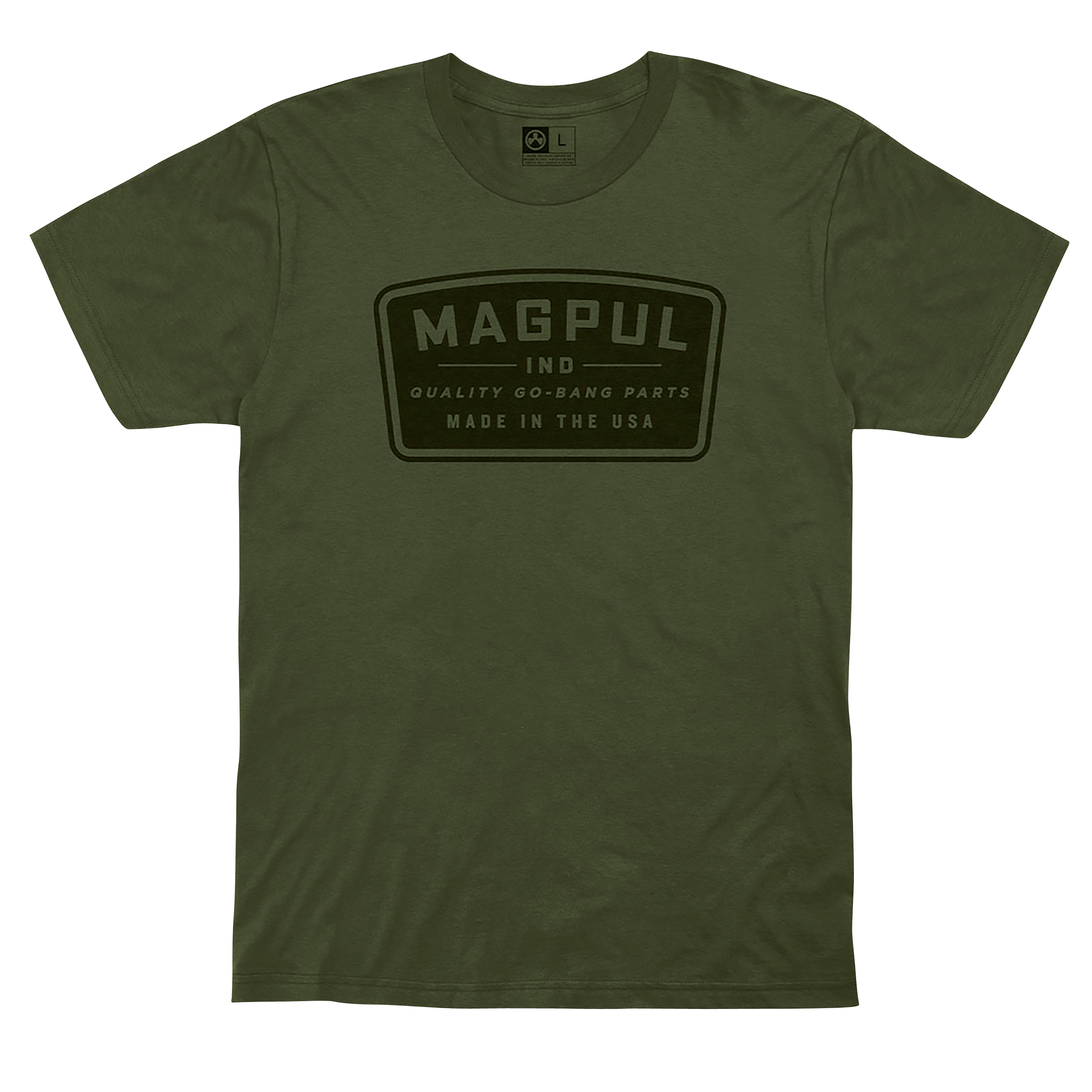 Magpul MAG1111-316-S Go Bang PartsOlive Drab Cotton Short Sleeve Small