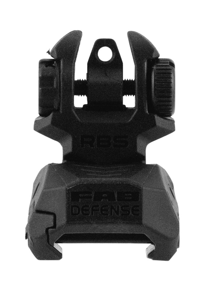 FAB Defense FXRBS Rear Back-Up SightBlack Folding Rear Back Up Sight for AR-15, M4, M16