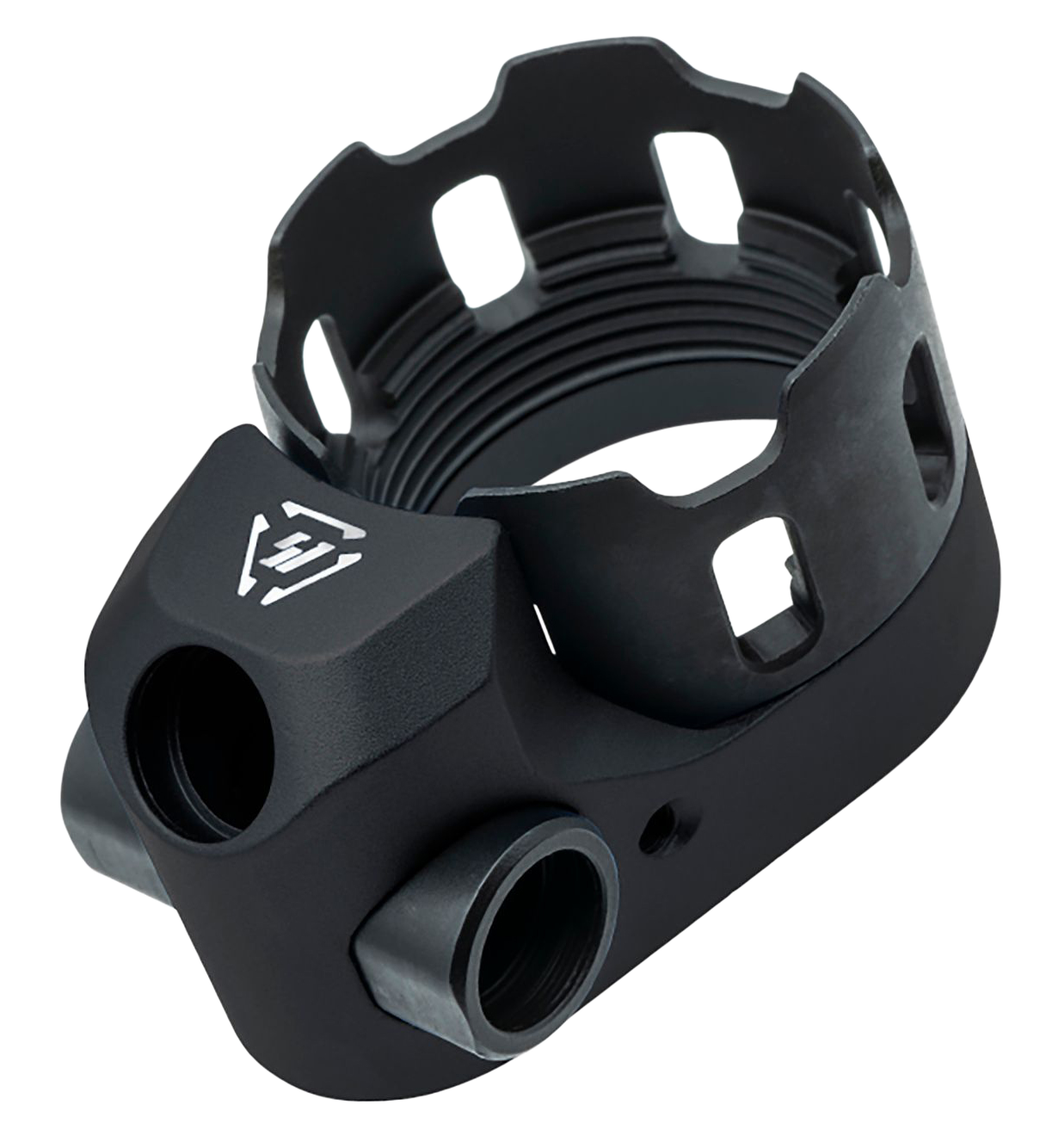Strike Industries Tribus Extended Receiver End Plate with Enhanced Castle Nut AR-15, LR-308 Aluminum