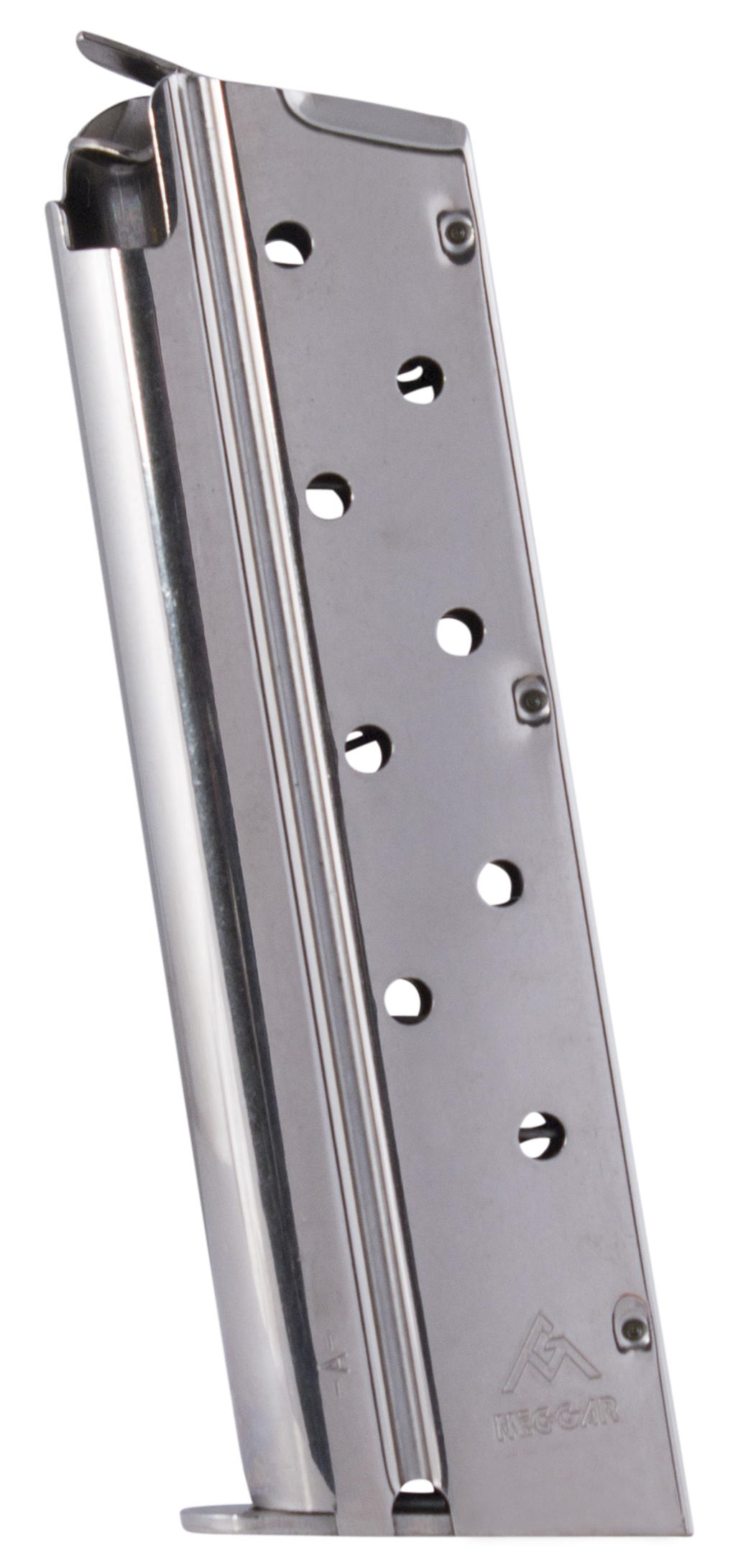 Mec-Gar MGCGOV9LN StandardNickel Detachable 9rd 9mm Luger for 1911 Government