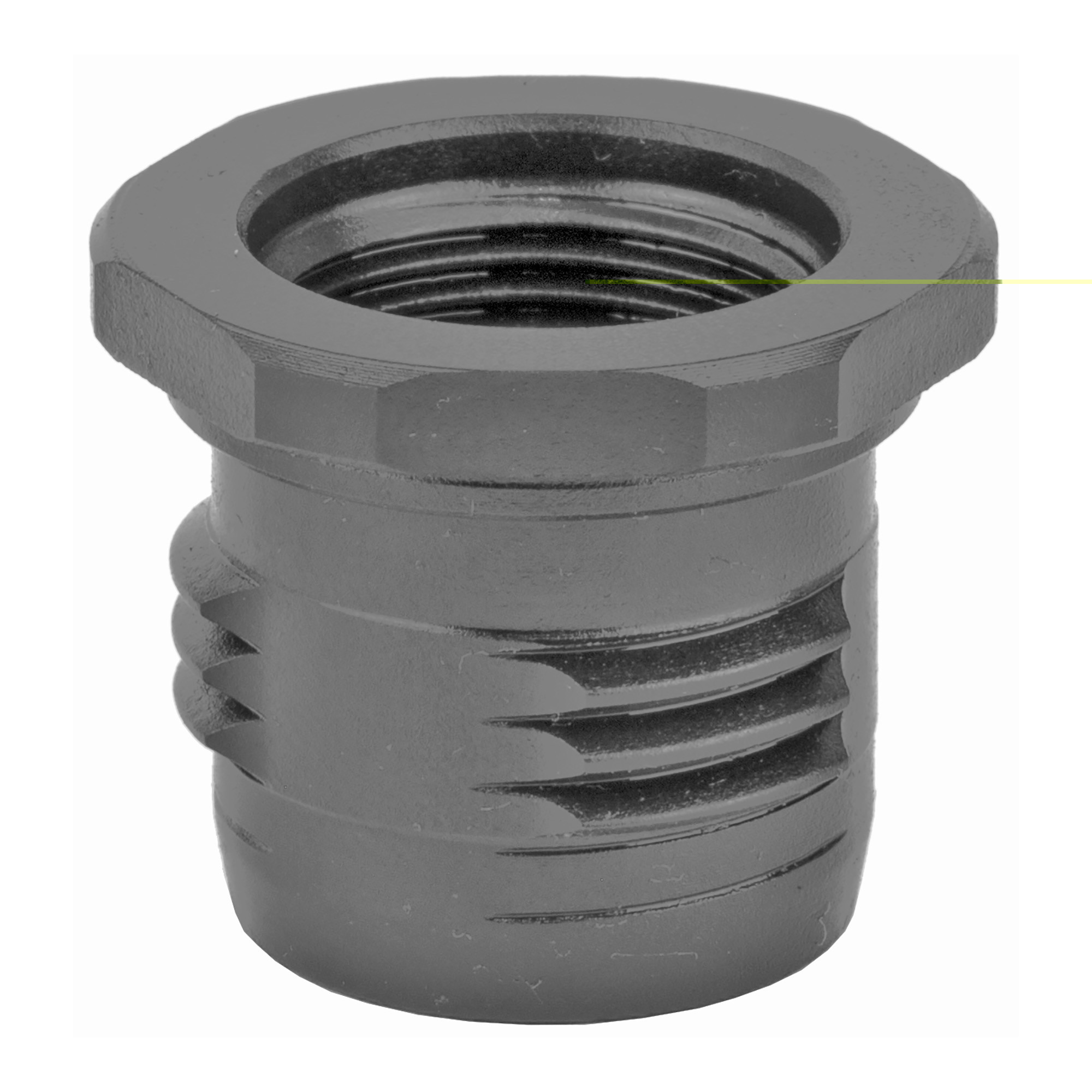 Griffin Armament Barrel Adapter, CAM-LOK, 1/2X28 Special, PI1228S For barrels w/ smaller outside diameter (Sig P365, Glock 43/43X/48)