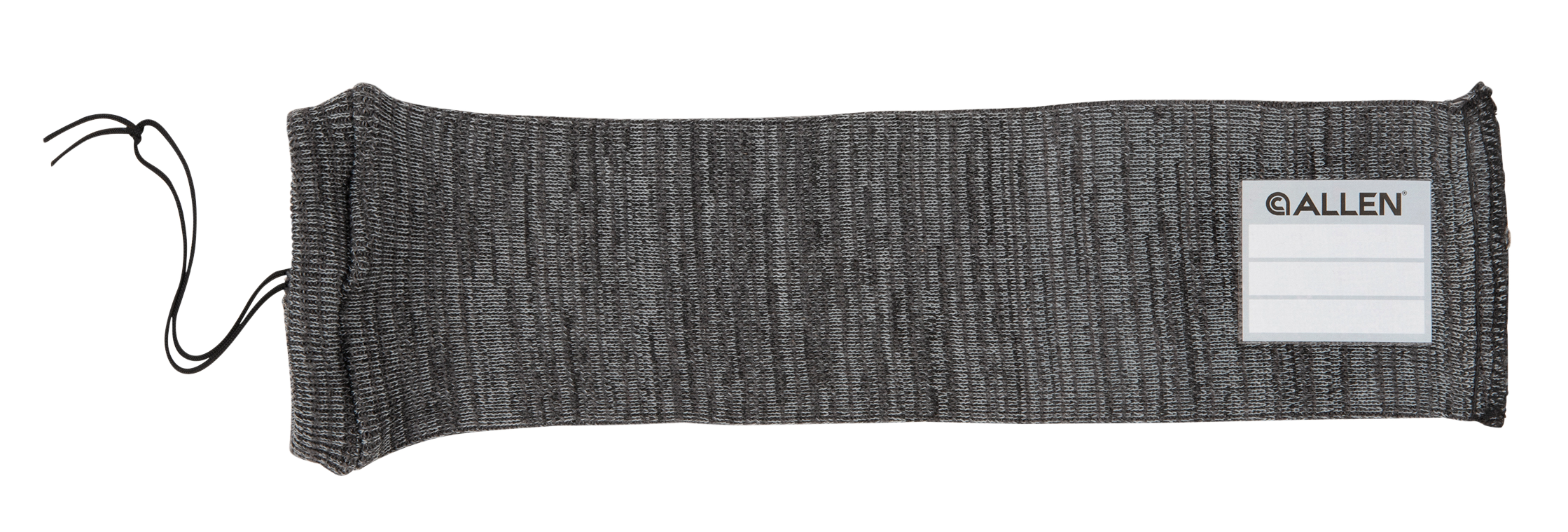 Allen 13170 Firearm Sockmade of Gray Silicone-Treated Knit with Custom ID Labeling Holds Handguns 14" L x 3.75" W Interior Dimensions