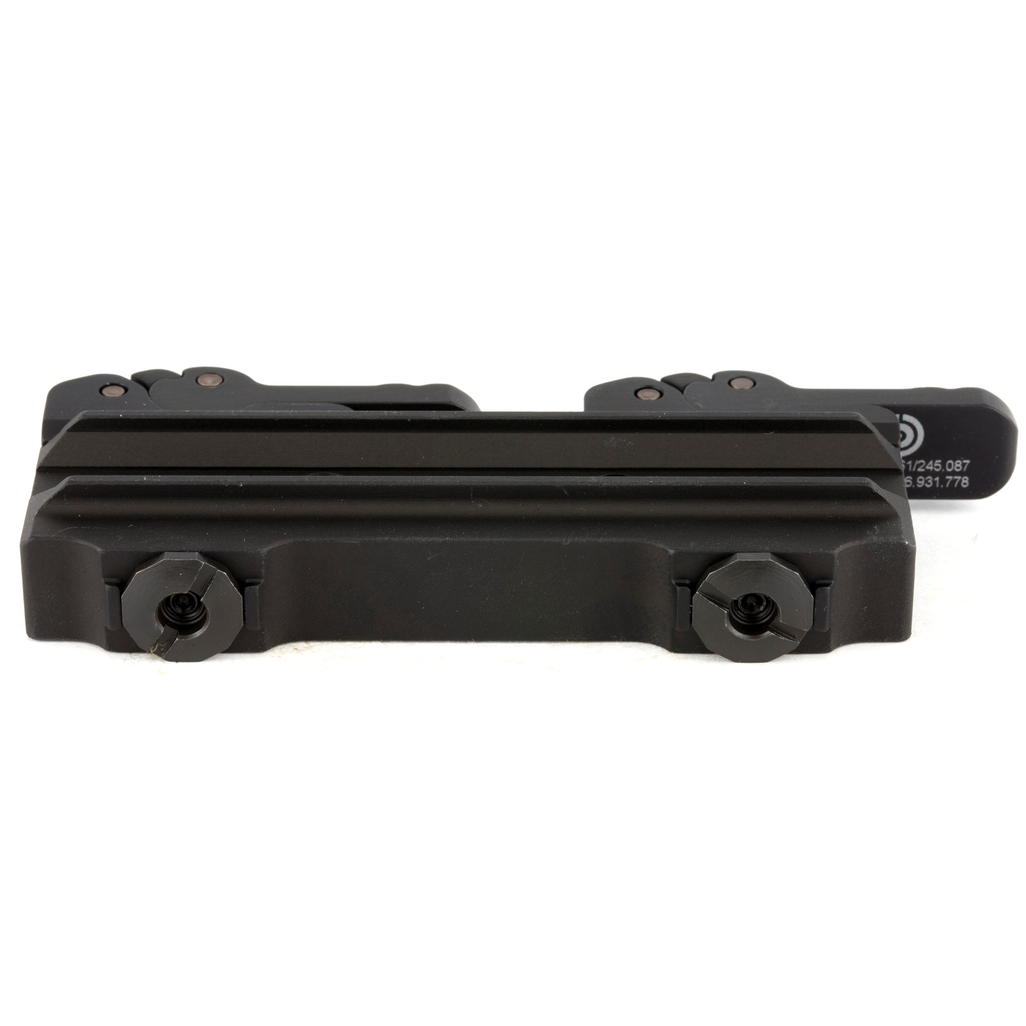Midwest Industries QD Mount, Fits Trijicon ACOG and VCOG, 2 Lever QD Mount, Black Finish MI-QDTAV2