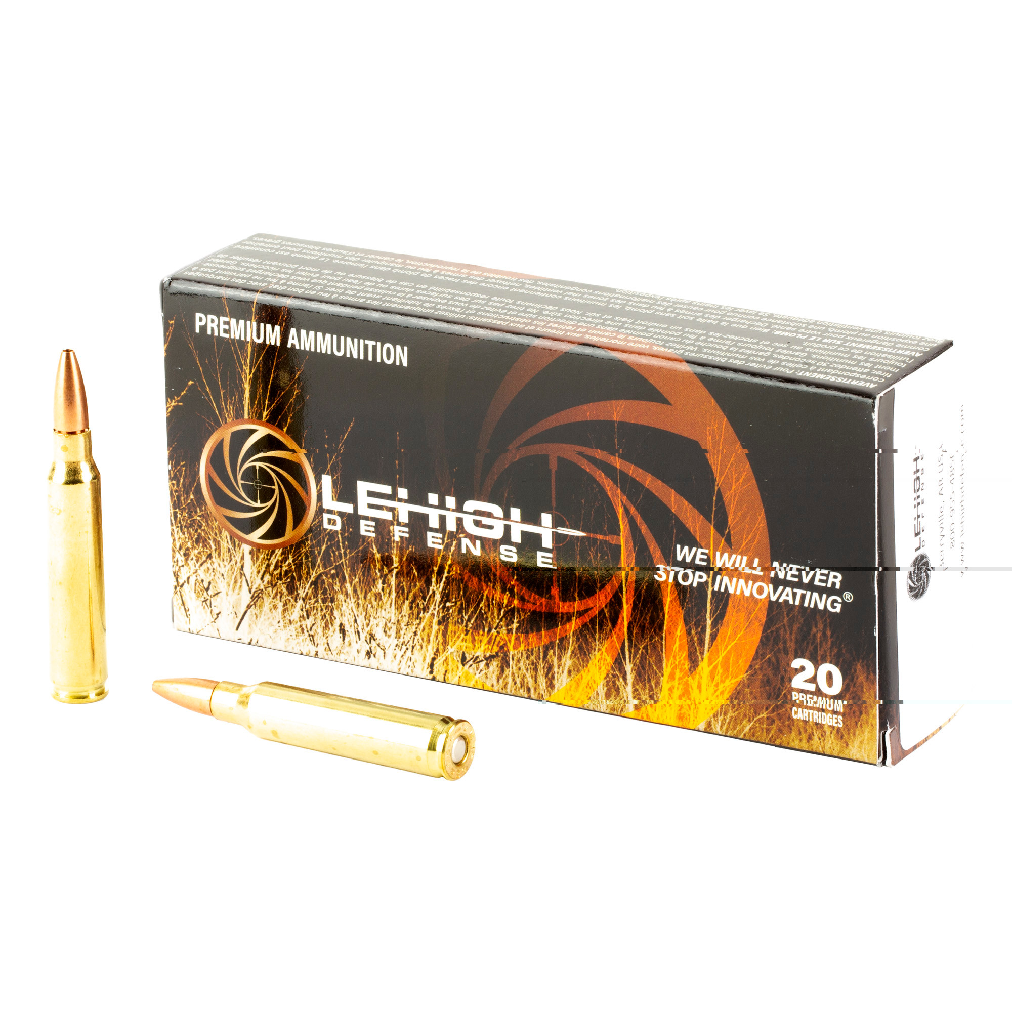 Lehigh Defense CC Ammunition 223 Remington 62 Grain Controlled Chaos Lead Free 20RD