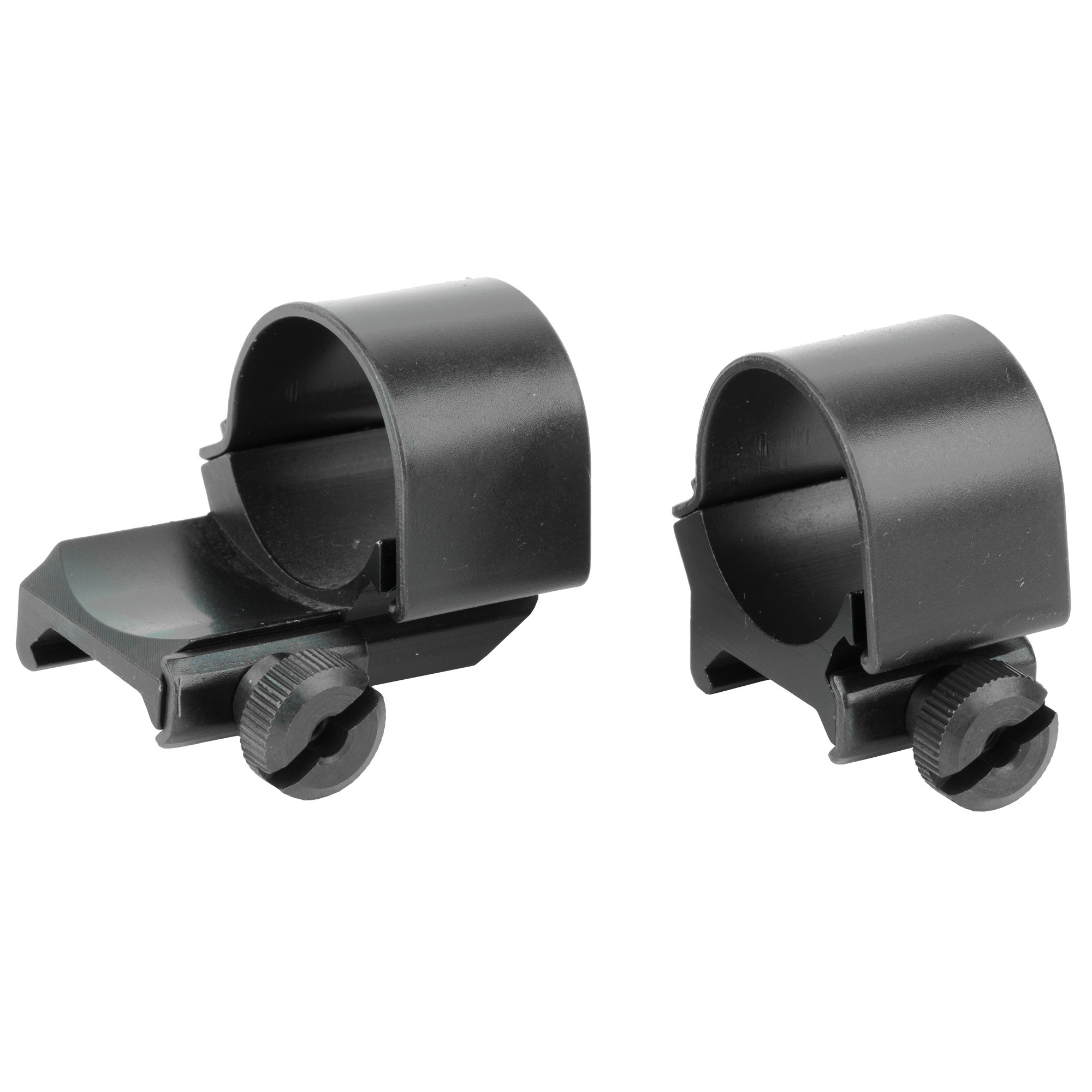 Weaver Detachable Top Mount 1" Rings Matte, Medium, 1 Extended Ring and 1 Standard Ring
