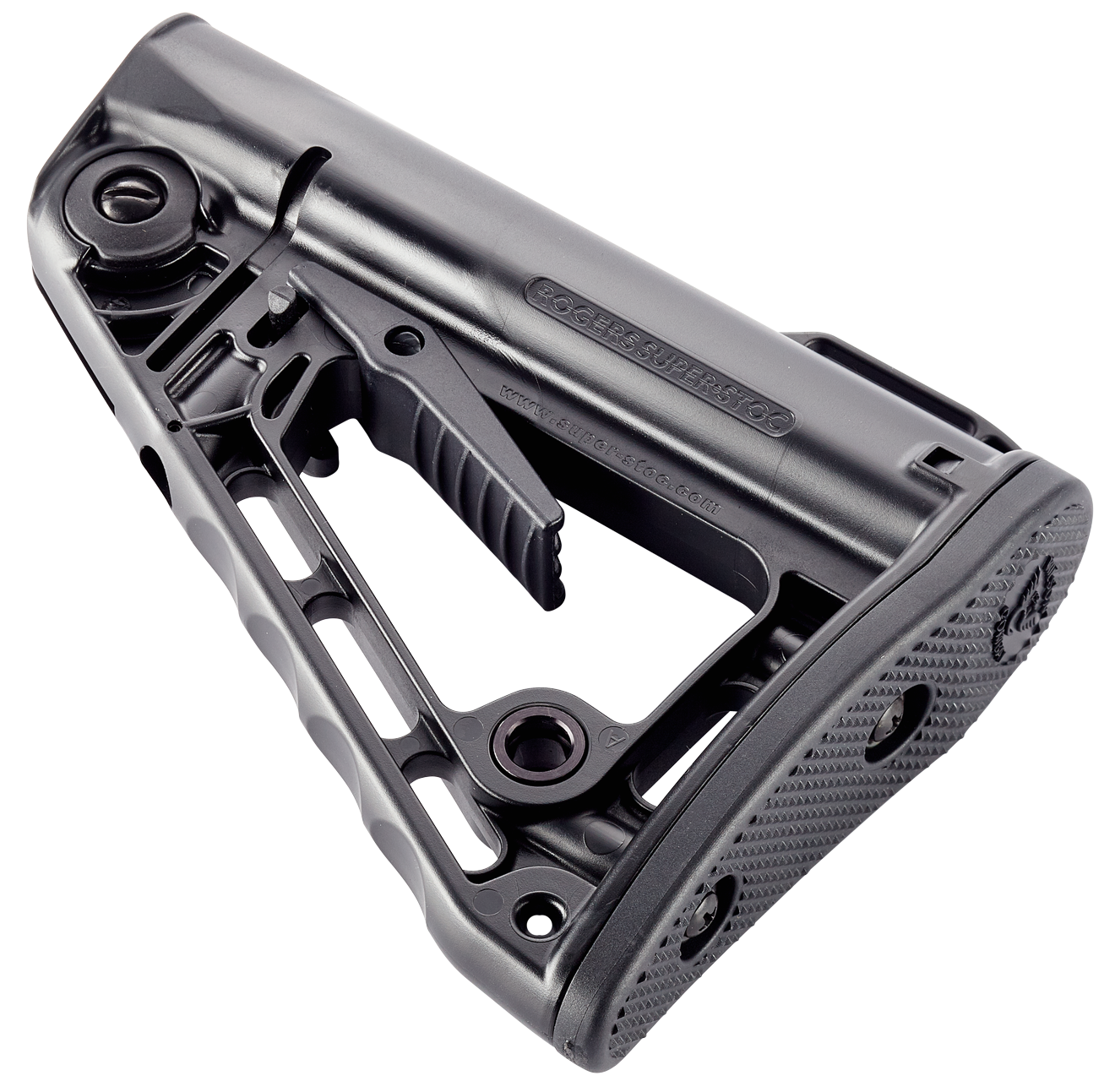 Wilson Combat TRSUPERSTOC Super-Stoc Carbine Buttstock Black Synthetic Collapsible for AR-15