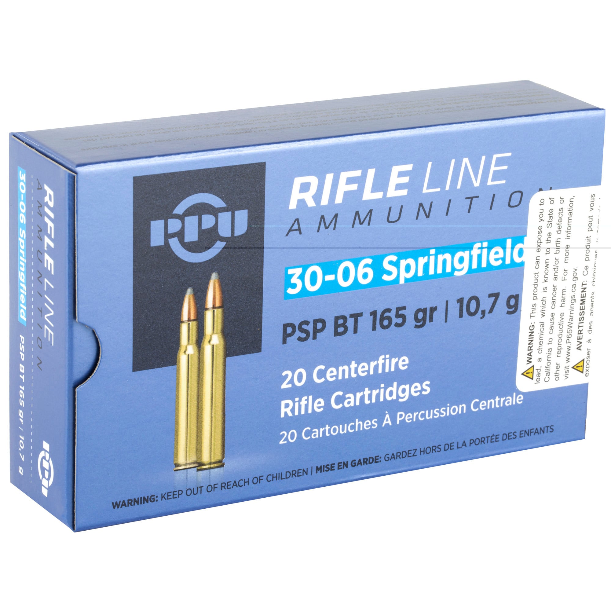 Prvi Partizan Ammunition 30-06 Springfield 165 Grain Pointed Soft Point 20RD