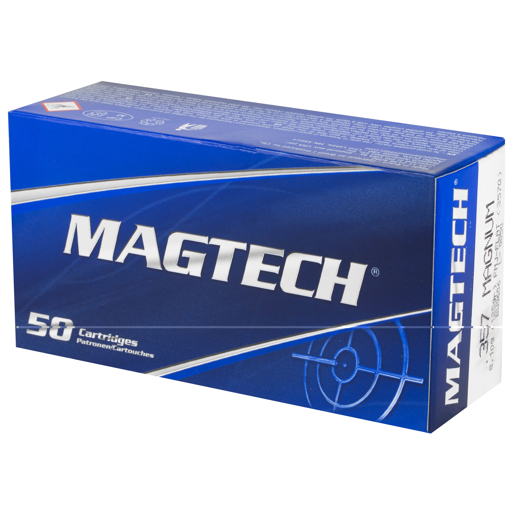 Magtech 357Q Range/Training Target 357 Mag 125 gr Full Metal Jacket Flat Point (FMJFP) 50rd Bx