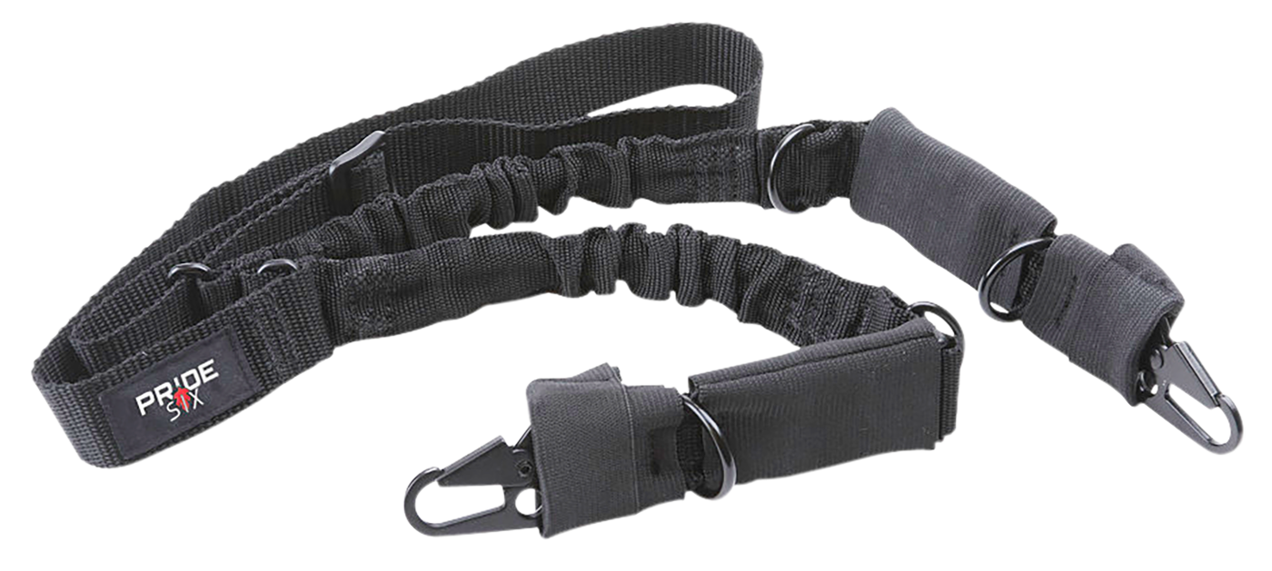 Tac Six 8911 Citadel Single & Double Point Sling Black Webbing with Snap Hook Attachment 50" Long for MSRs