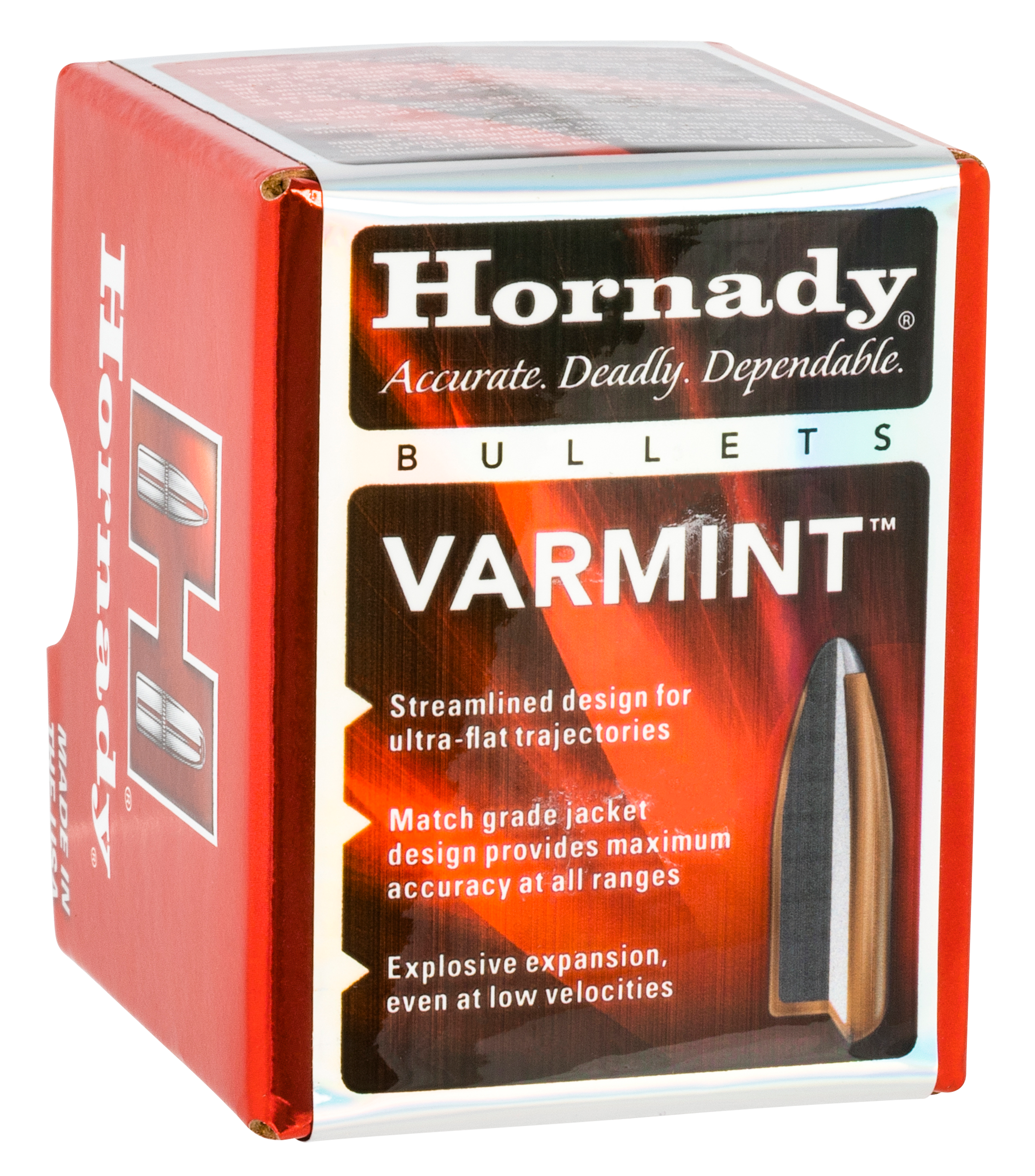 Hornady Bullets 22 Caliber (224 Diameter) 55 Grain Spire Point Box of 100