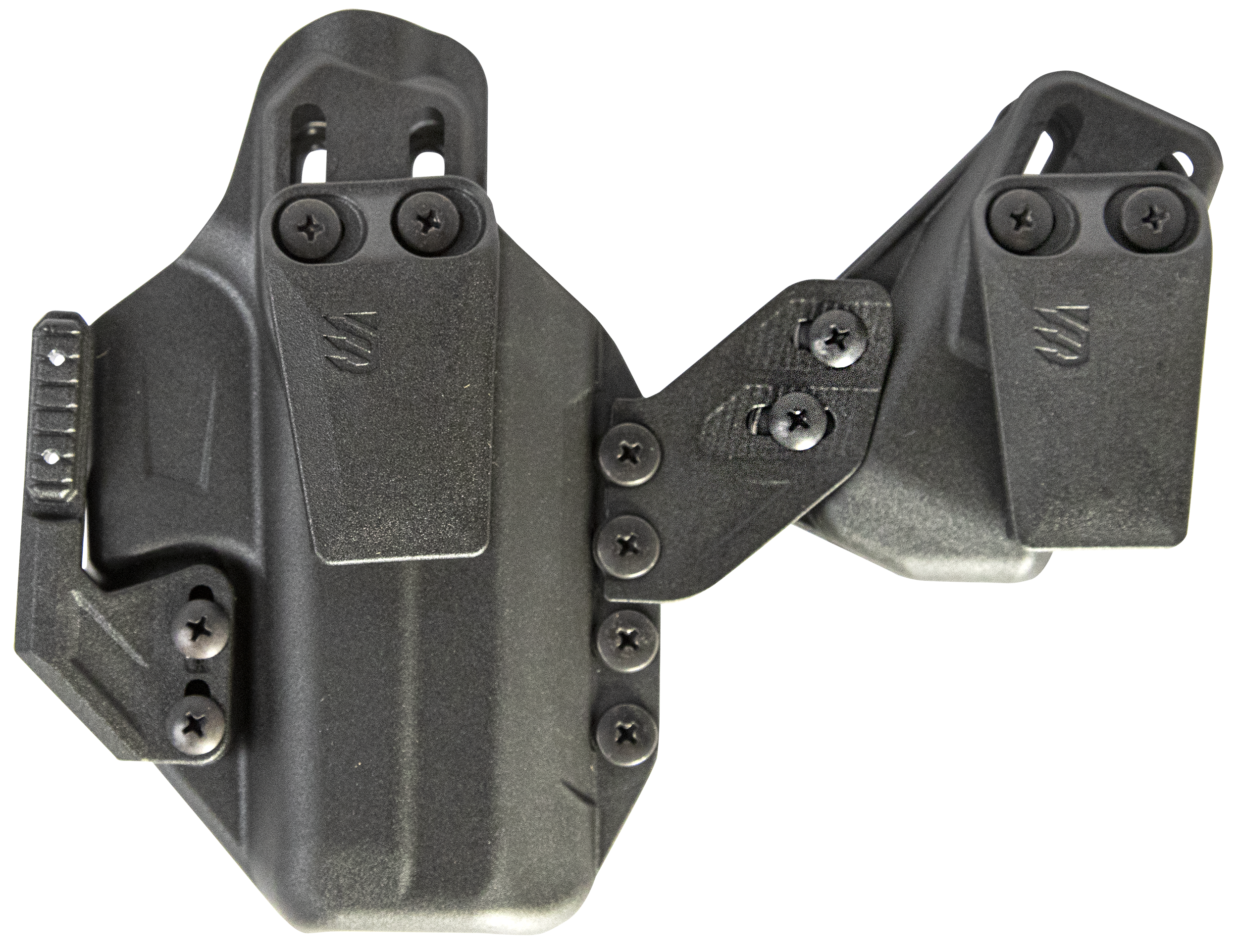 Blackhawk 416100BK Stache Premium Kit IWB Size 00 Black Polymer Belt Clip Fits Glock 17/22/31 Ambidextrous