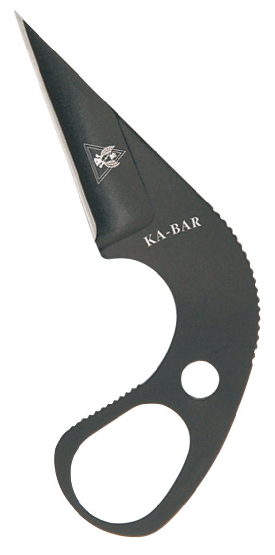 Ka-Bar 1478BP TDI Law Enforcement 1.63" Fixed Drop Point Plain Black 9Cr18MoV SS Blade Stainless Steel Handle Includes Sheath