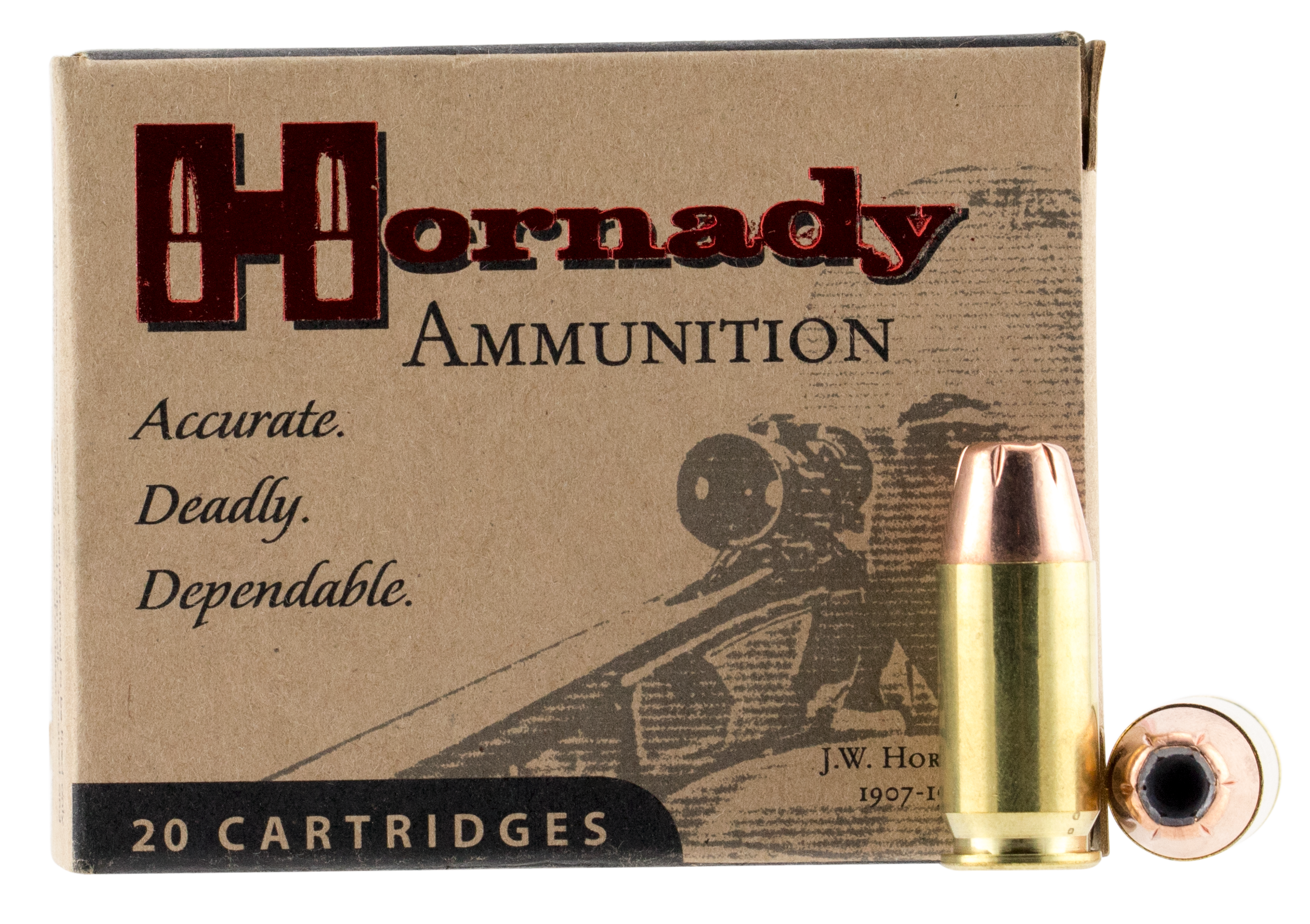 Hornady Custom Ammunition 45 ACP +P 230 Grain XTP Jacketed Hollow Point 20RD