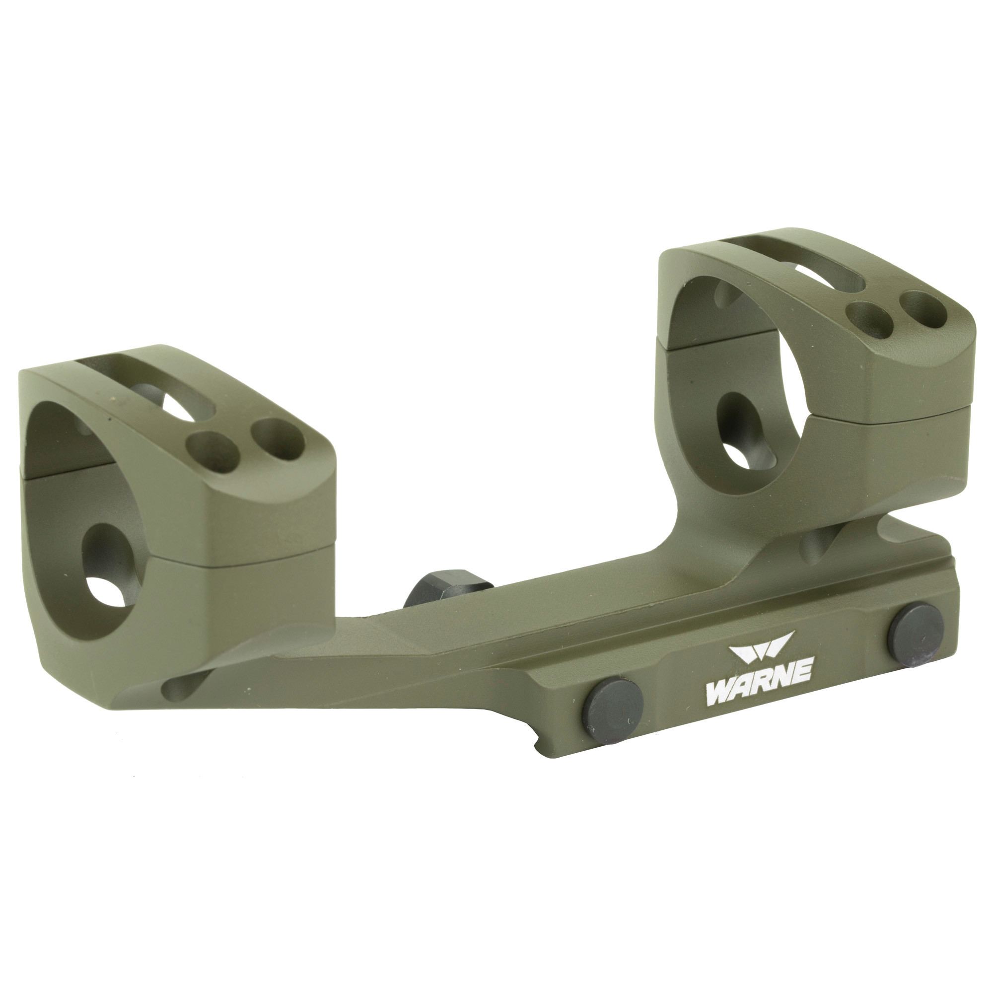 Warne MSR Extended Skeletonized 30mm Mount Mil-Spec OD Green, Gen 2