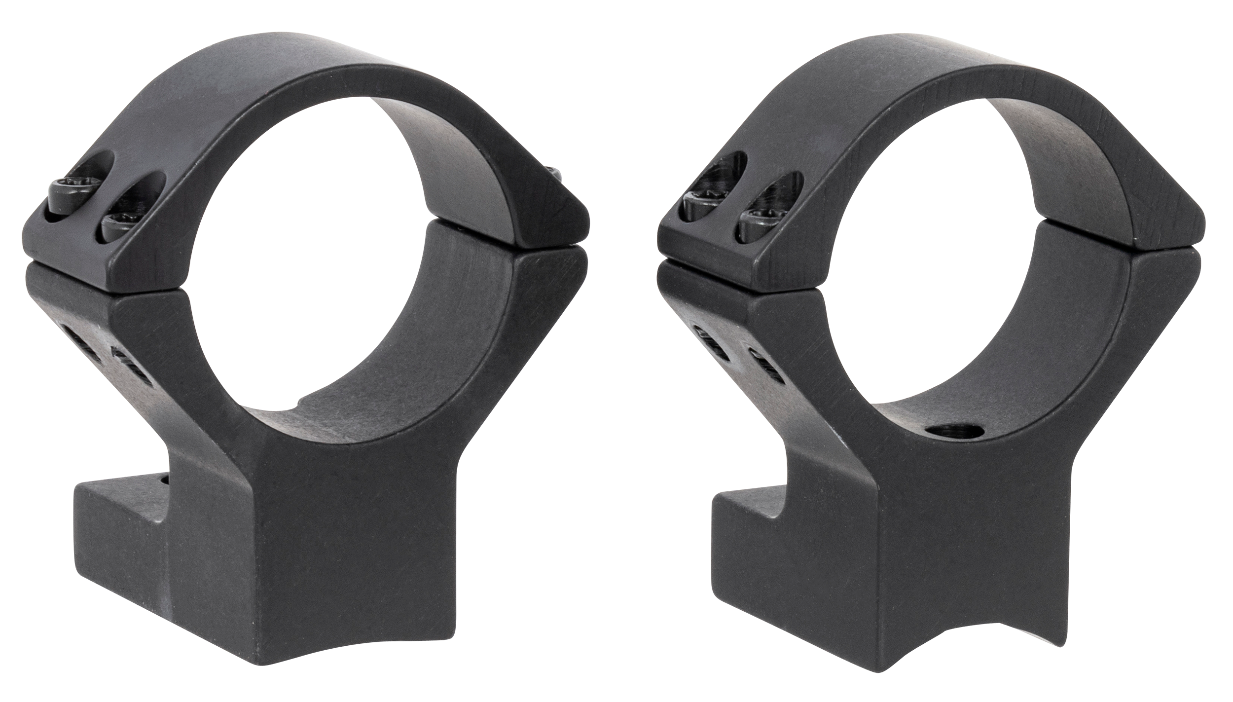 Talley Lightweight 2 Piece Scopemount w/ Integral 30mm Rings Black Anodized, High, Weatherby Mark V Non-Magnum (6 Lug)