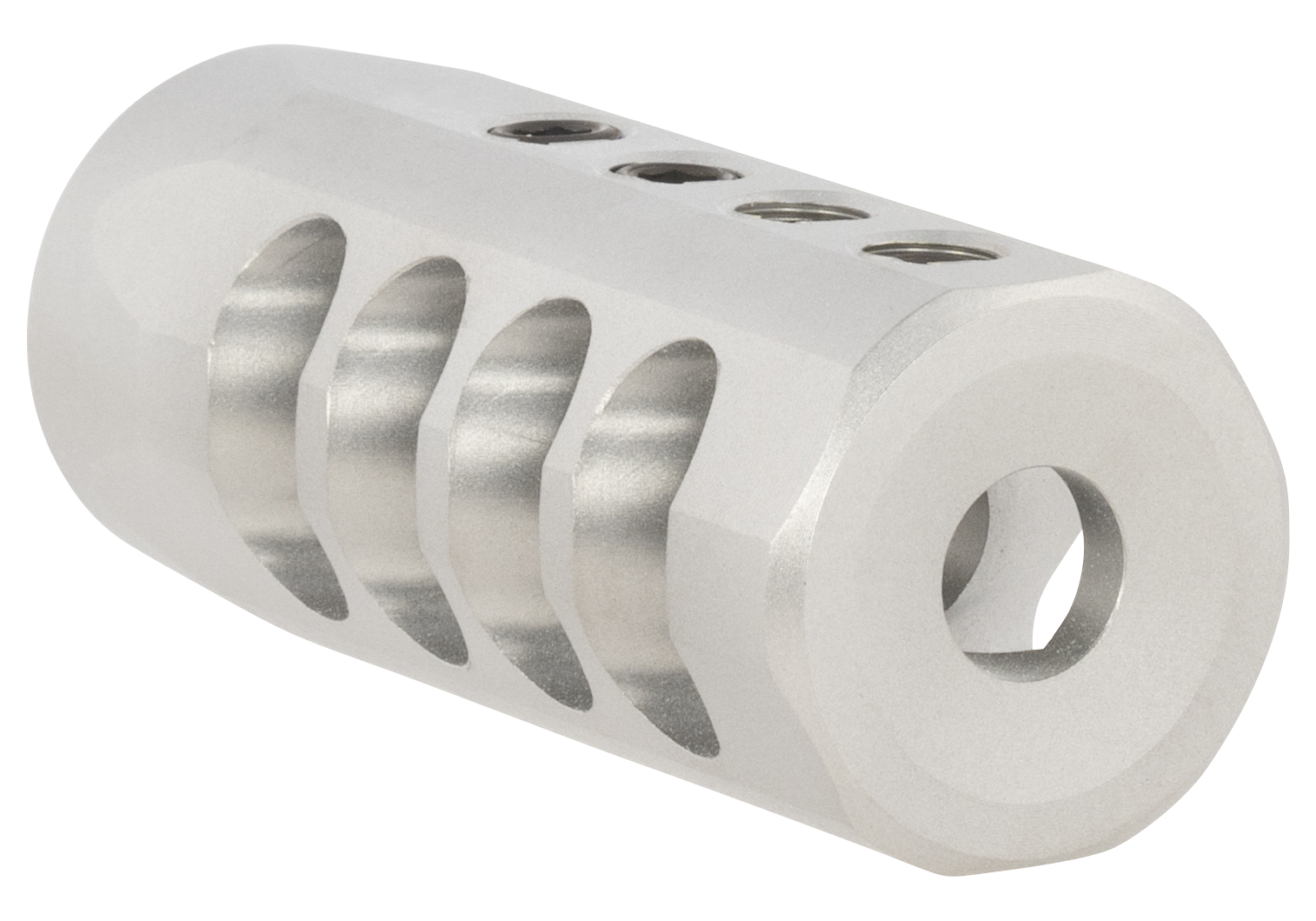 Christensen Arms 8100001702 Side-BaffleNatural Titanium, 5/8"-24 tpi Threads, 338 Cal (.920" D Bull barrel)