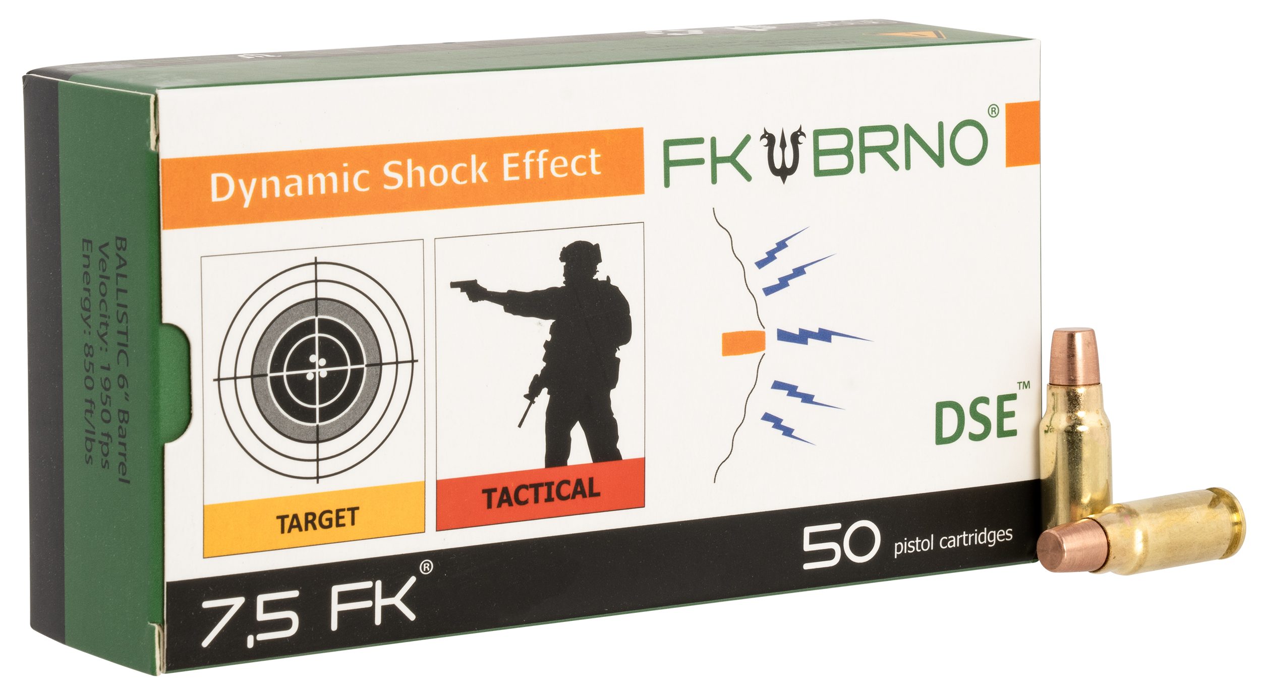 Italian Firearms Group Ifg Fkbruno Fk-amhvf9-50 Ammo 7.5fk 101g 50/12