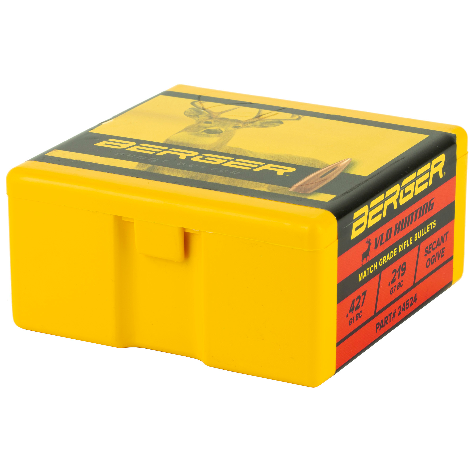 Berger Hunting Bullets 243 Caliber, 6mm (243 Diameter) 87 Grain VLD Hollow Point Boat Tail Box of 100