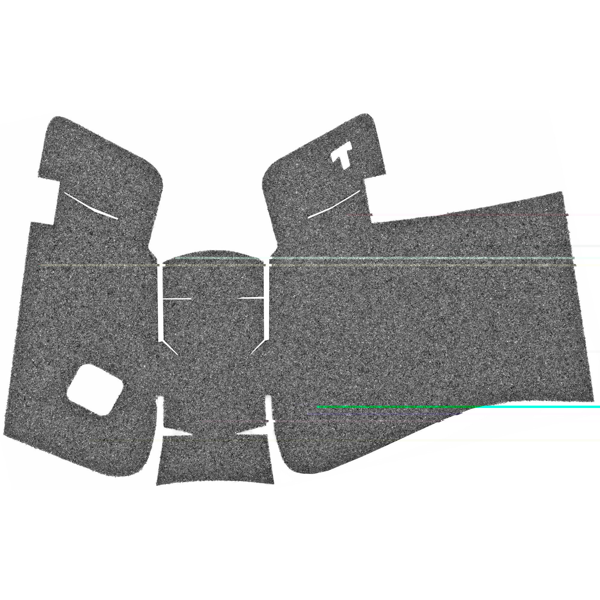 Talon Grips 382G Adhesive GripTextured Black Granulate for Glock 19,23,25,32,38,44 Gen5 with No Backstrap