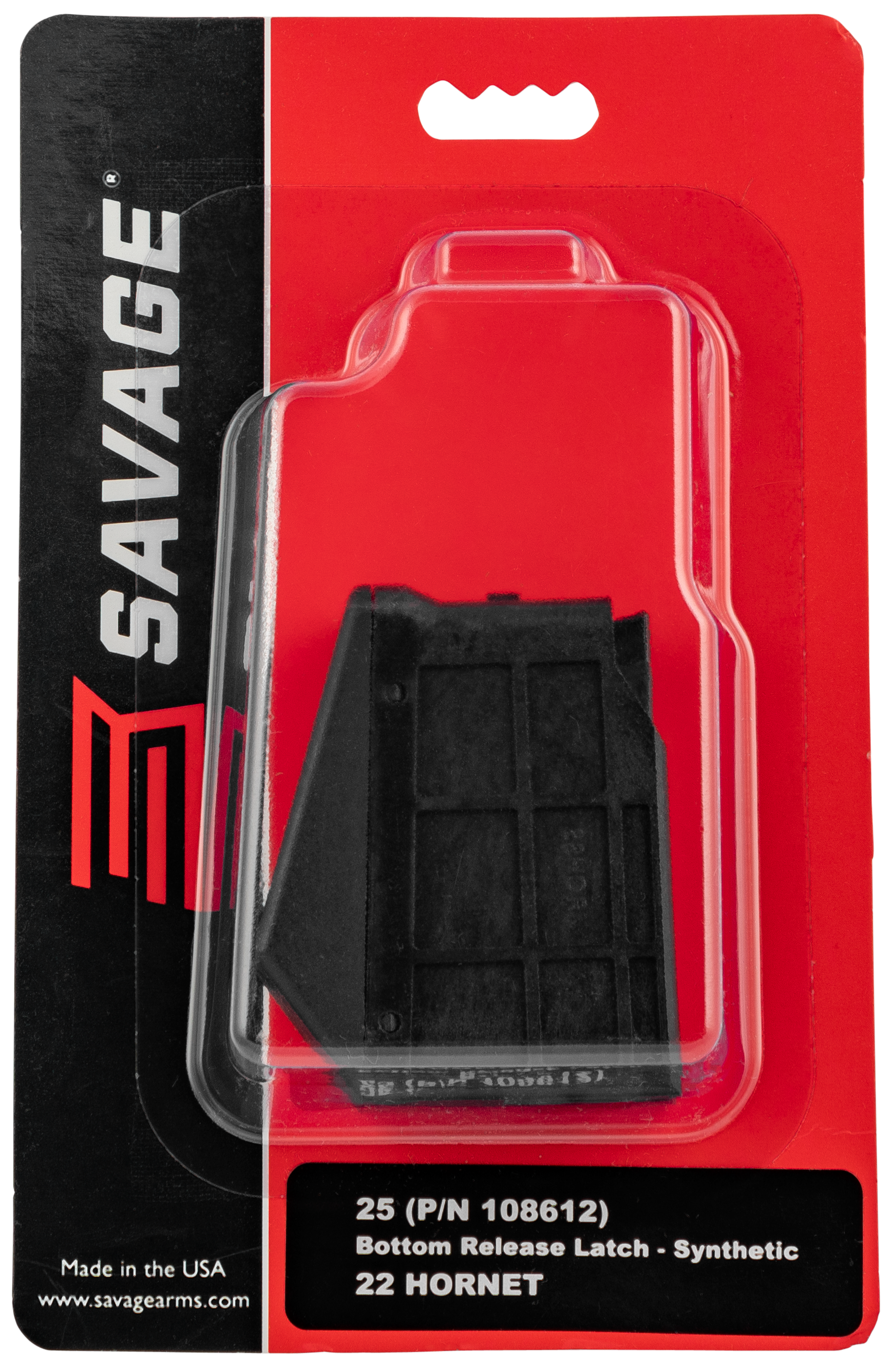 Savage Arms 55222 25Black Detachable 4rd for 22 Hornet Savage 25-25 Camo