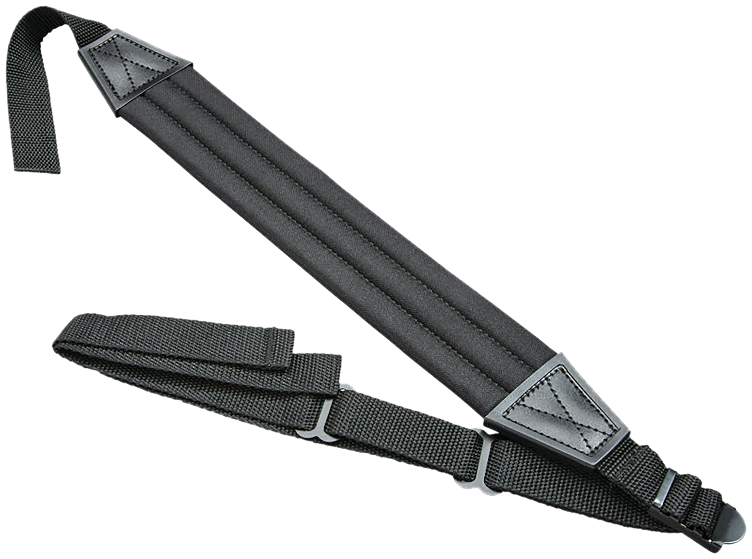 Butler Creek 26762 Ultra Padded Sling made of Black Nylon with 48" OAL & 1" W for Rifles