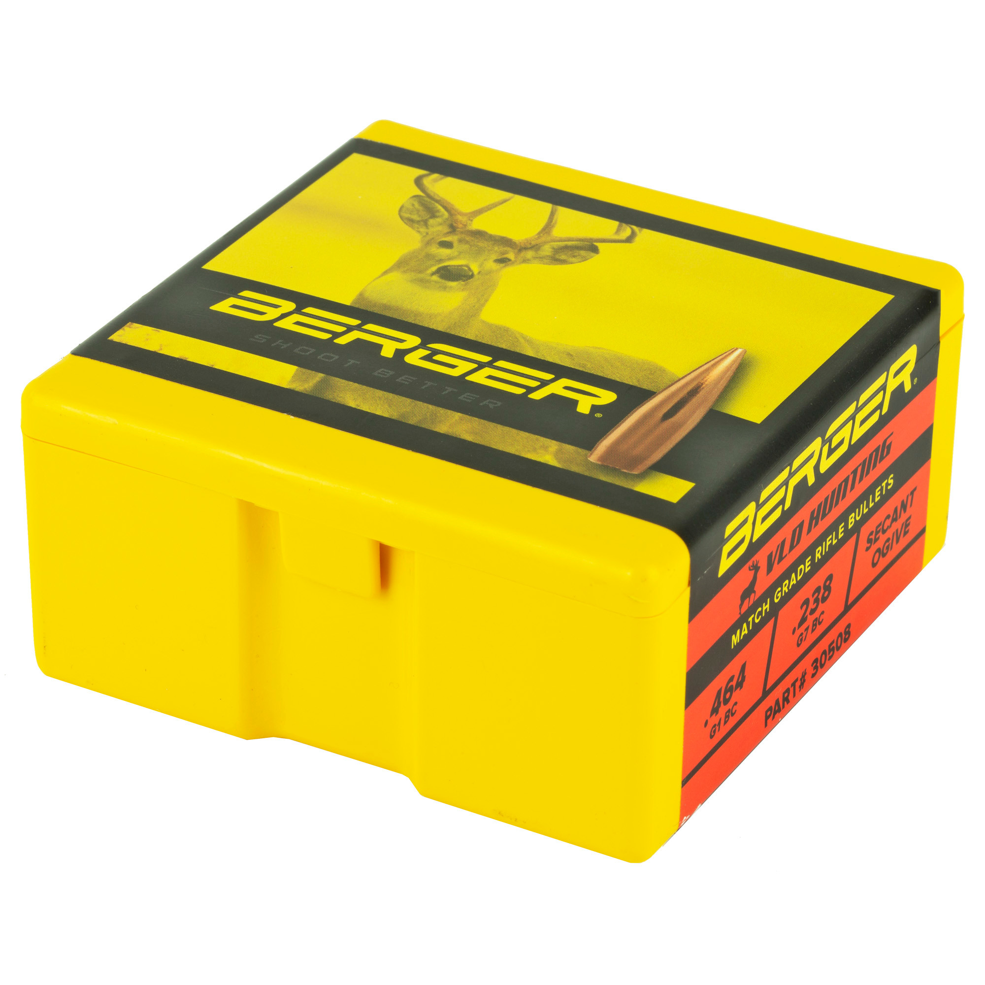 Berger Hunting Bullets 30 Caliber (308 Diameter) 155 Grain VLD Hollow Point Boat Tail Box of 100