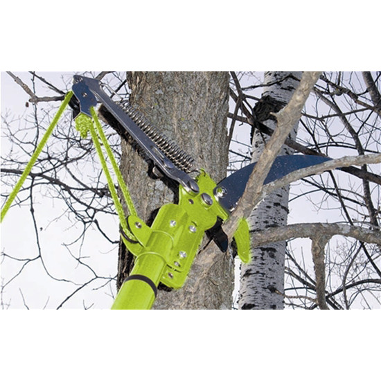 HME Extendable 6' Pole Saw 12" Carbon Steel Blade Foam Handle Green