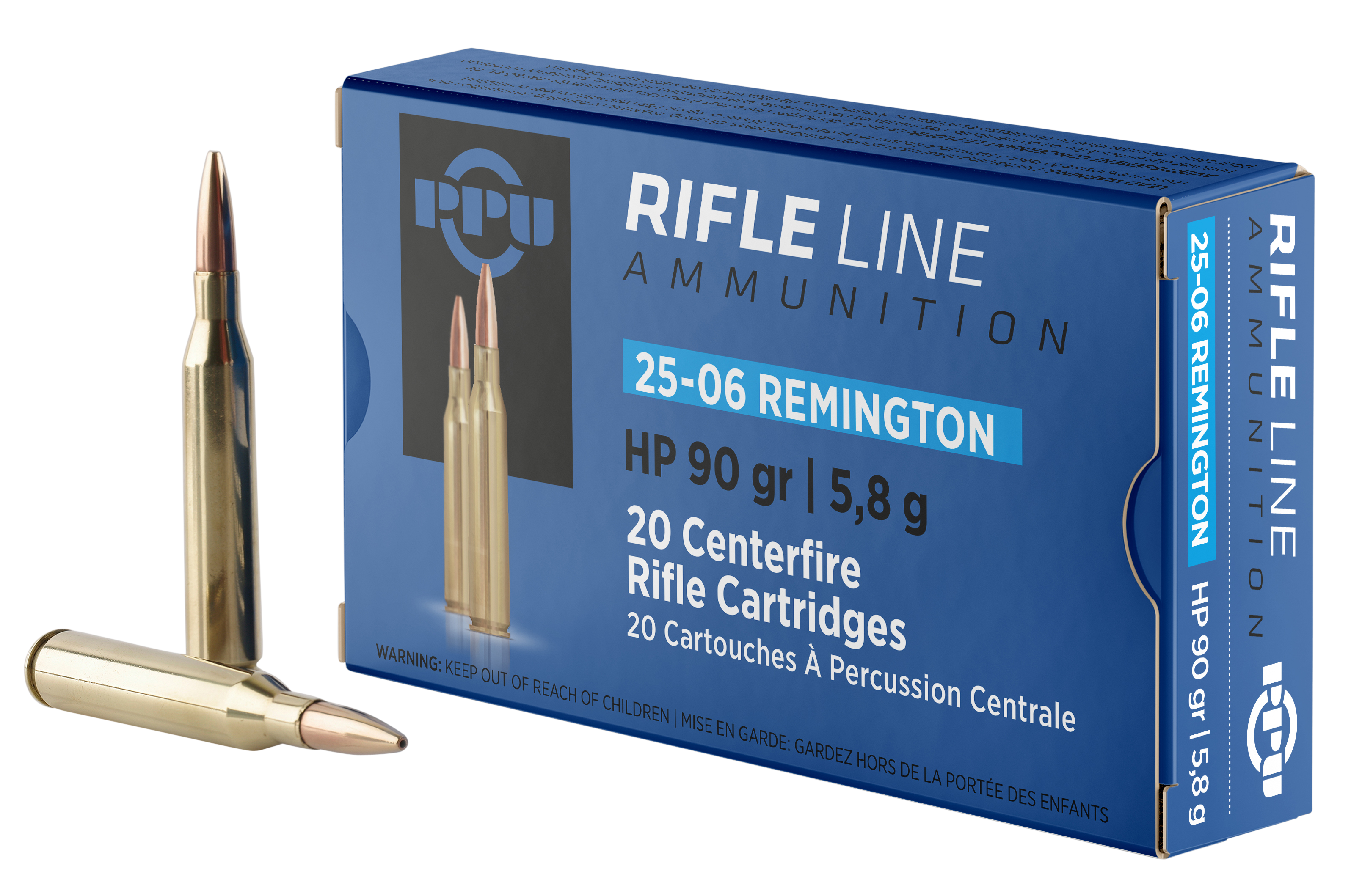 Prvi Partizan Ammunition 25-06 Remington 90 Grain Hollow Point 20RD
