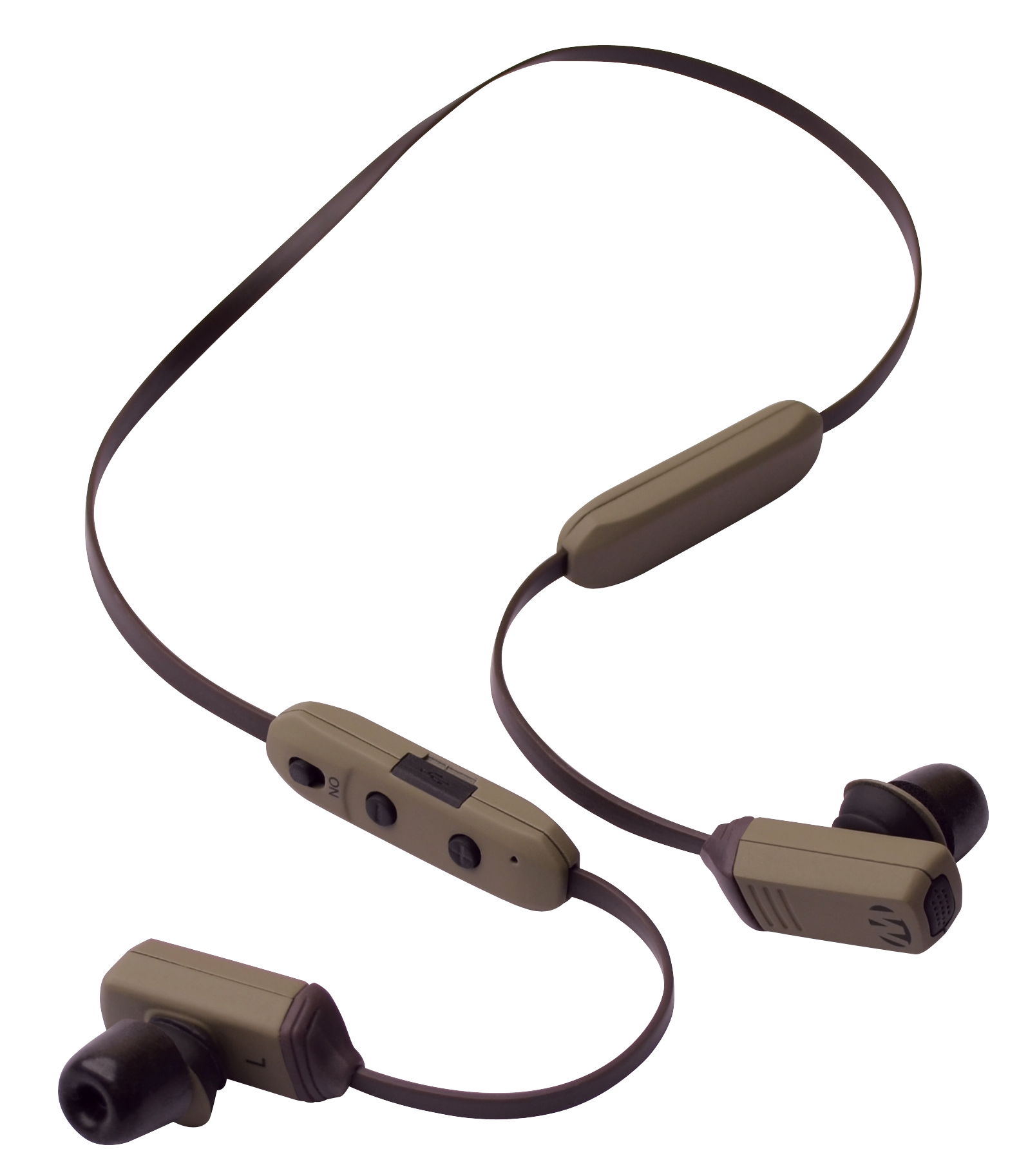 Walker's Rope Hearing Enhancer Rechargeable Electronic Enhancement & Protection (NRR 29dB) Flat Dark Earth
