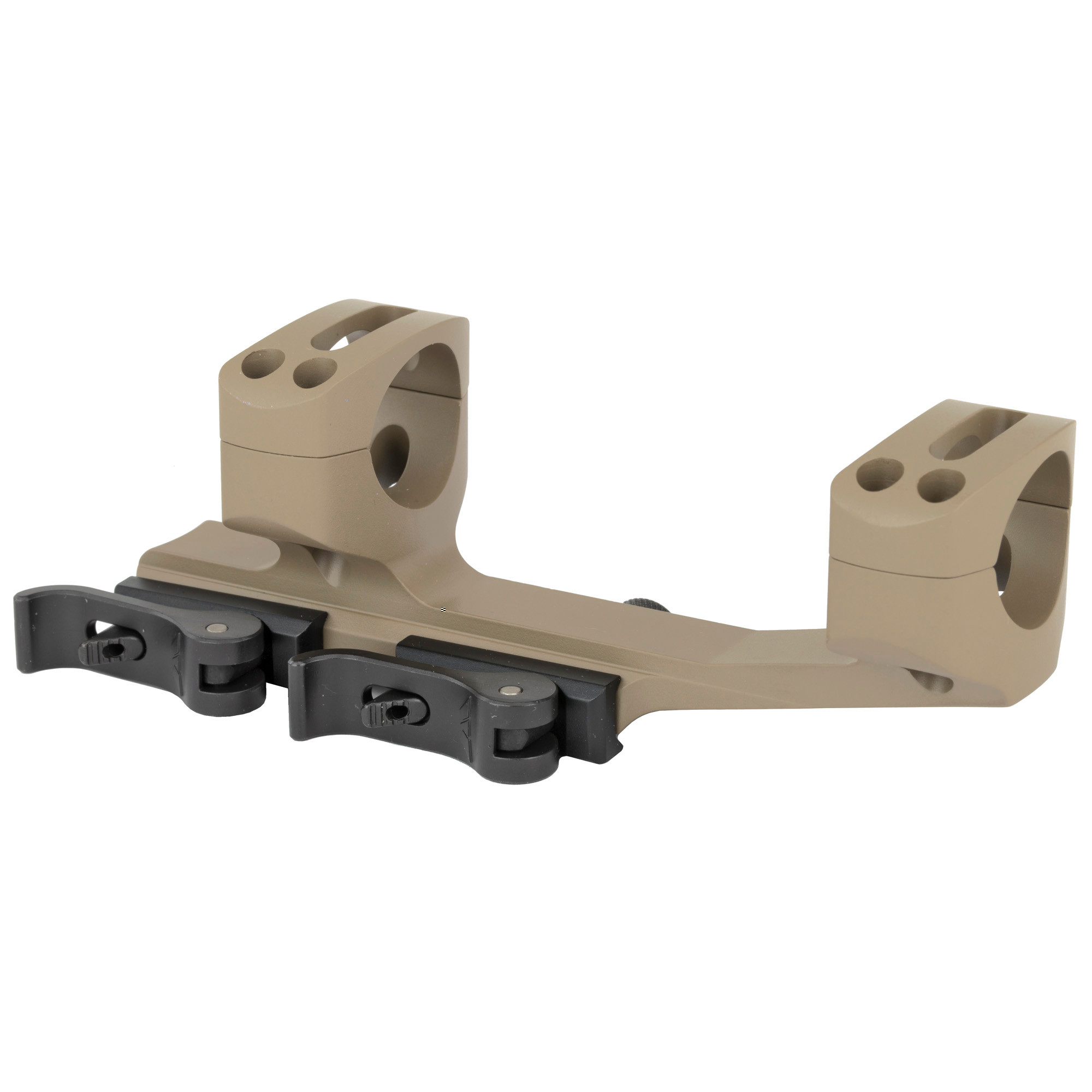 Warne MSR Extended Quick Detach Skeletonized 30mm Mount Dark Earth
