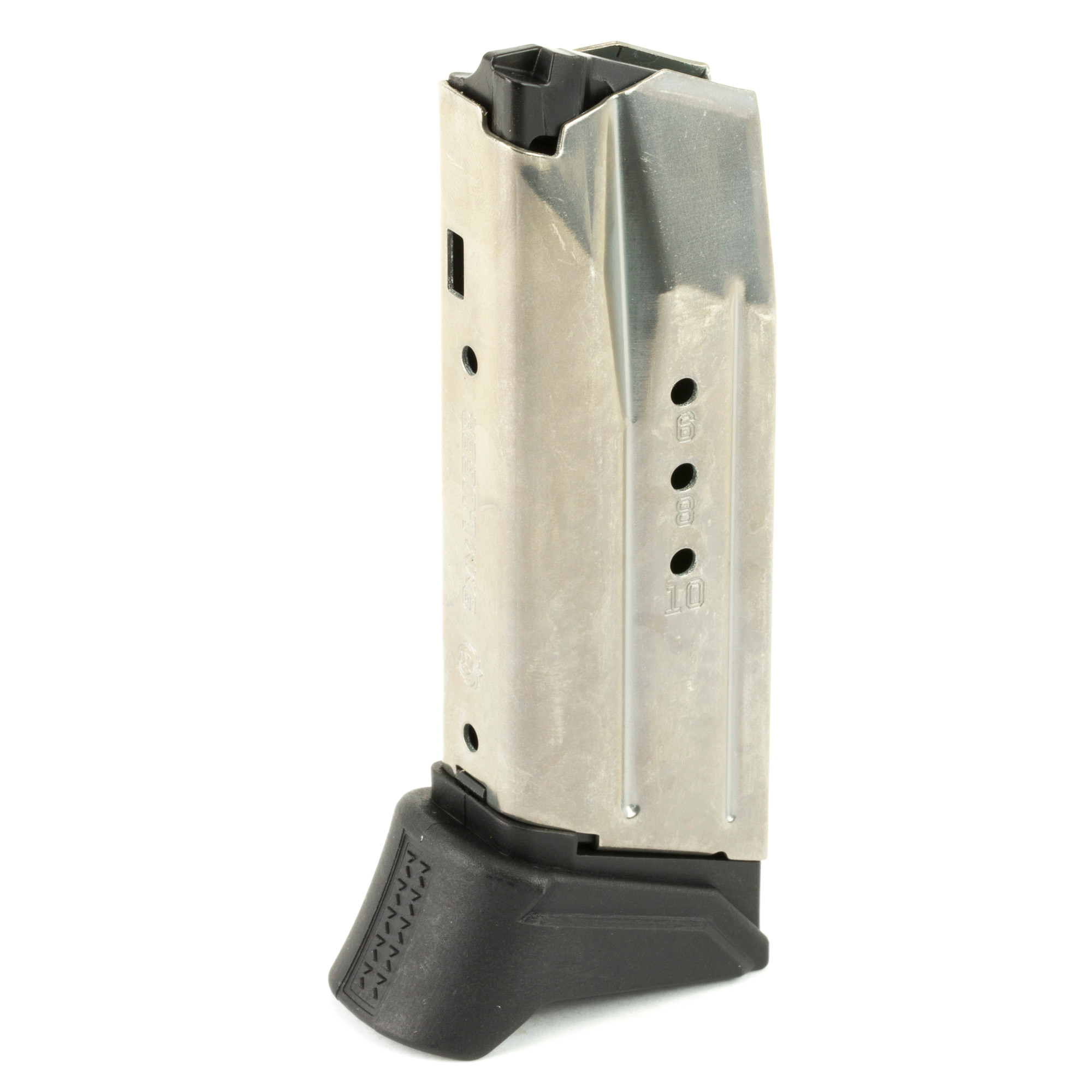 Ruger 90617 American Pistol10rd Magazine Fits Ruger American Pistol Compact 9mm Luger Nickel, Flush Floor Plate