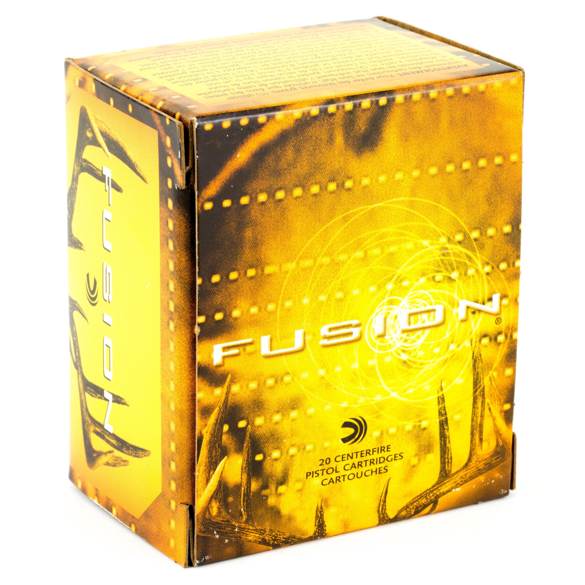Federal Fusion Ammunition 44 Remington Magnum 240 Grain Bonded Jacketed Hollow Point 20RD