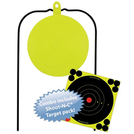 Birchwood Casey Ground Strike 8" Plate Target Combo 1 Target and 12 Shoot N C 6" Targets
