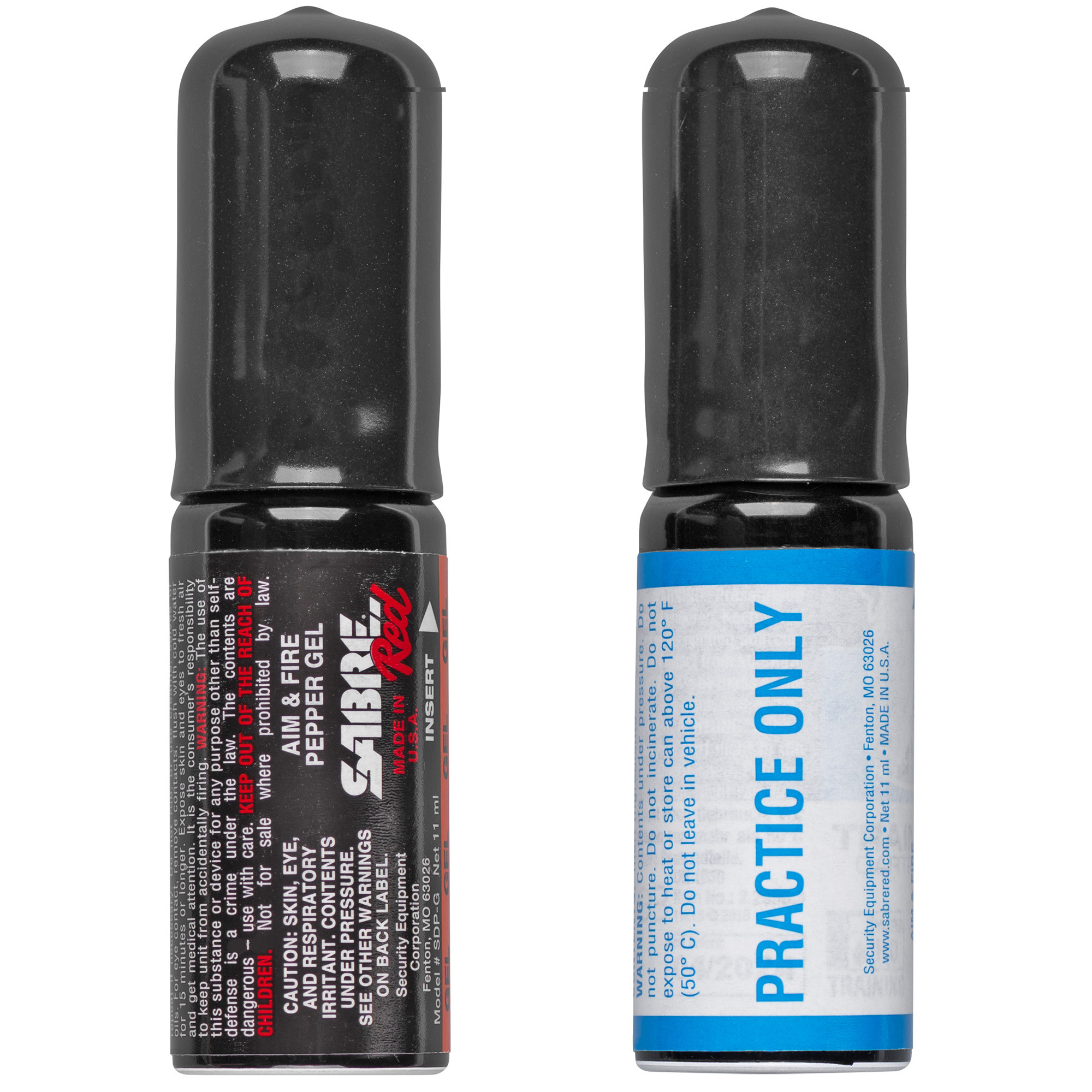 Sabre SDPG03 Aim & Fire Pepper Gel OC Pepper Effective Distance 15 ft Black/Orange