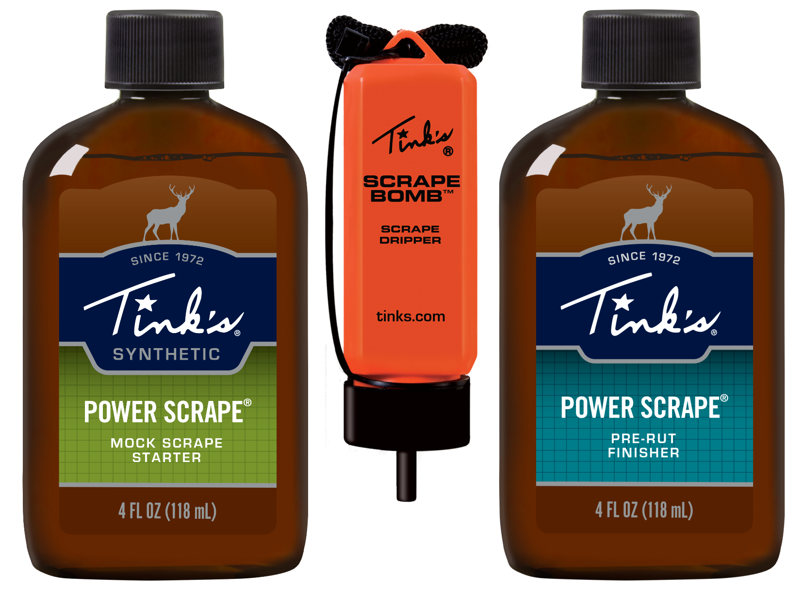 Tinks W5226 Power Scrape All-Season Deer Attractant Pre-Rut Finisher Scent Mock Scrape Starter Scent 4 oz Dripper