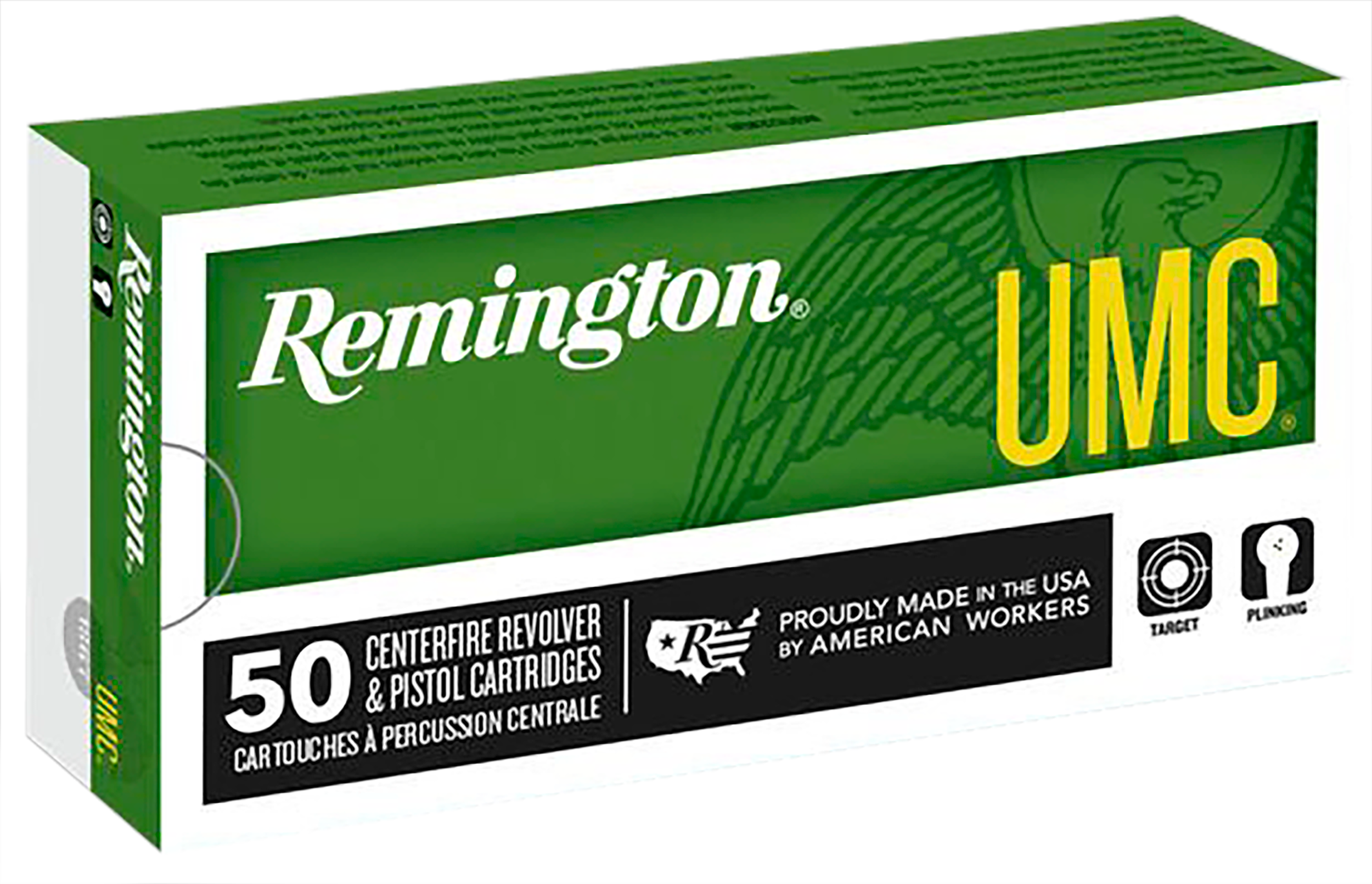 Remington Ammunition 23742 UMC Target 40 S&W 180 gr FMJ50rd Bx