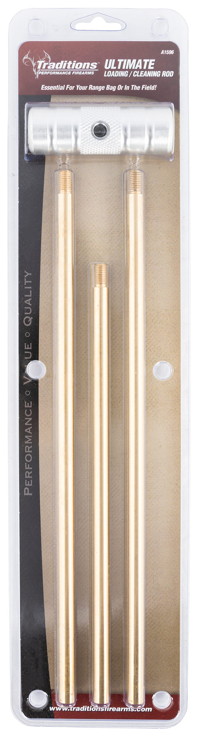 Traditions A1596 Ultimate Loading/Cleaning Rod Muzzleloader Brass