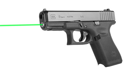 LaserMax LMSG519G Guide Rod Laser 5mW Green Laser with 520nM Wavelength & Made of Aluminum for Glock 19, 19 MOS, 19x, 45 Gen5
