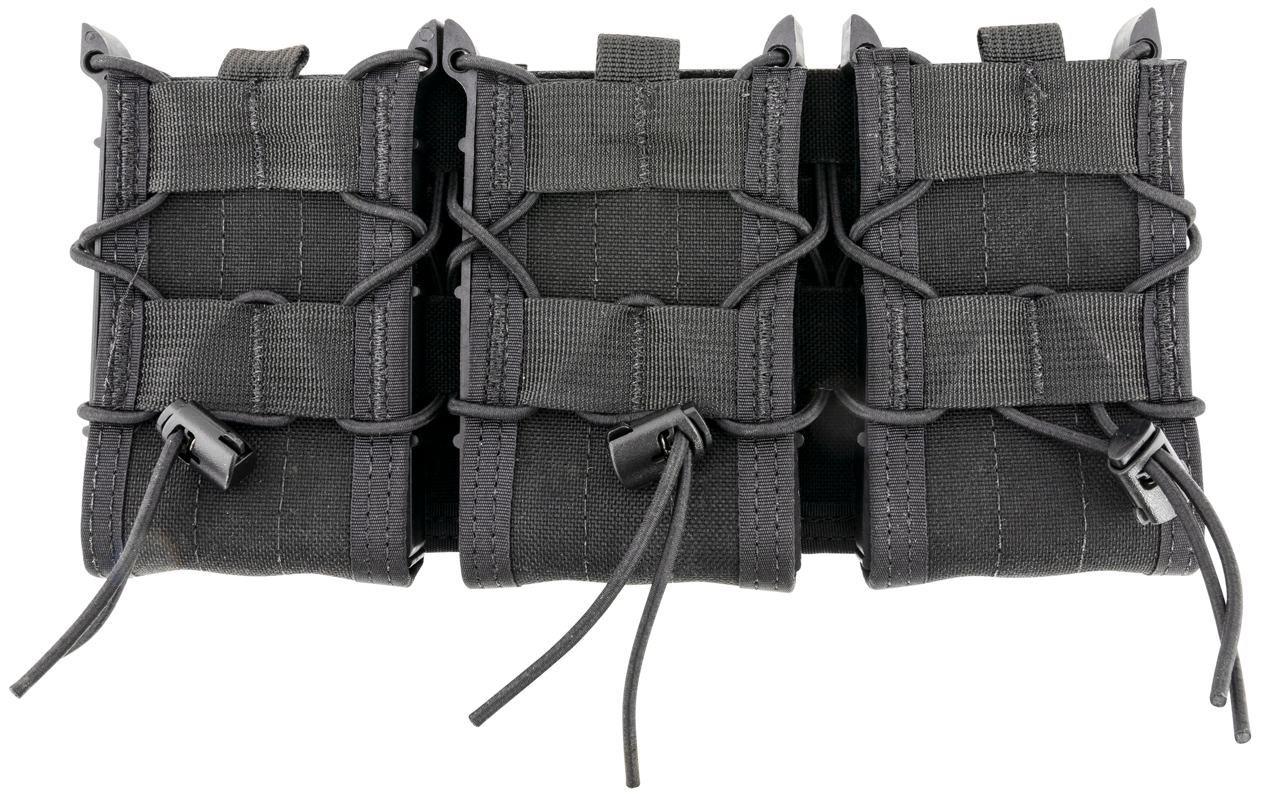 High Speed Gear 45TA00BK TACO Shingle Mag Pouch Triple Black Nylon MOLLE Compatible w/ Rifle