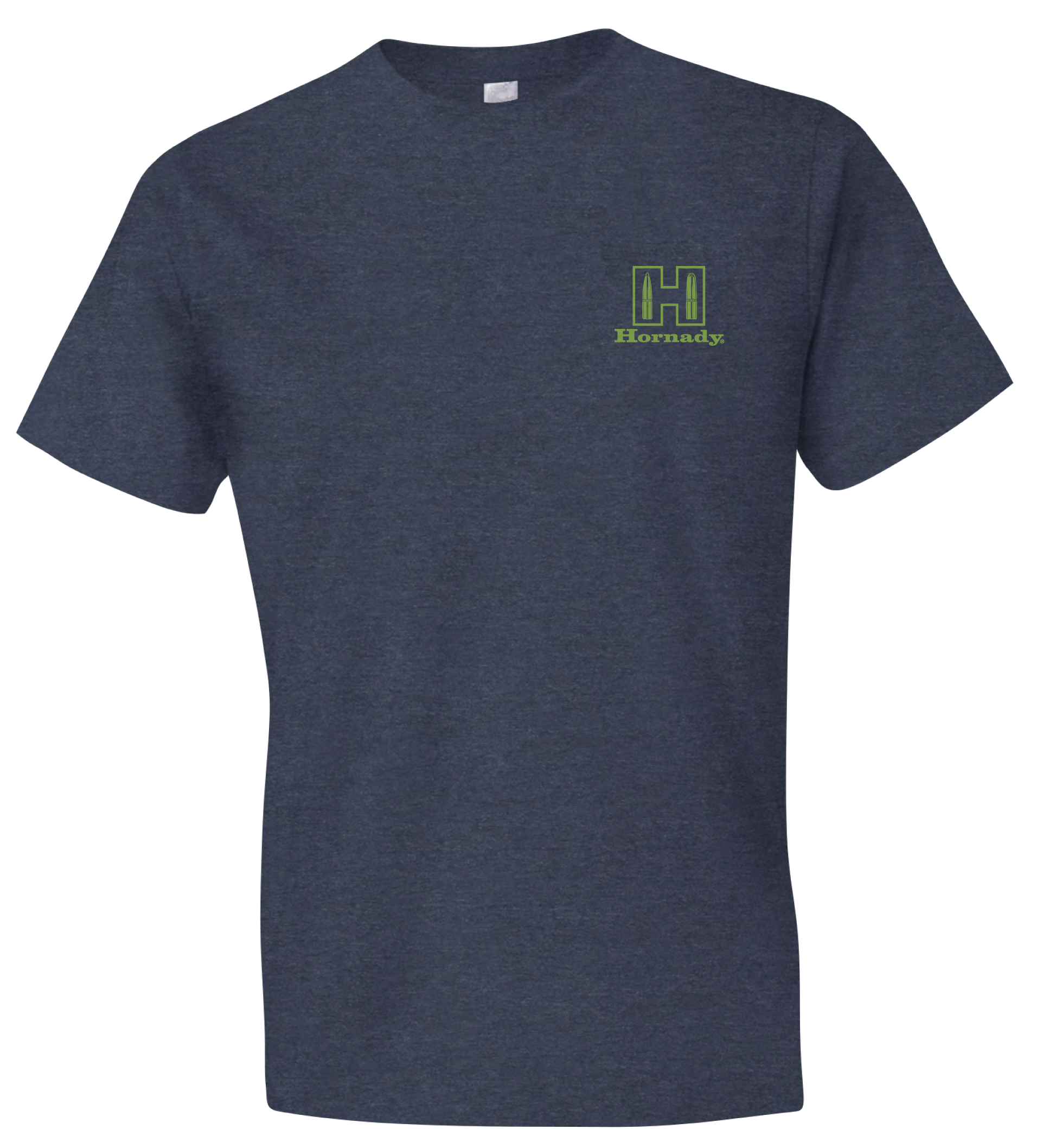 Hornady Gear 30991 Hornady T-Shirt Logo Stamp Indigo Short Sleeve Small