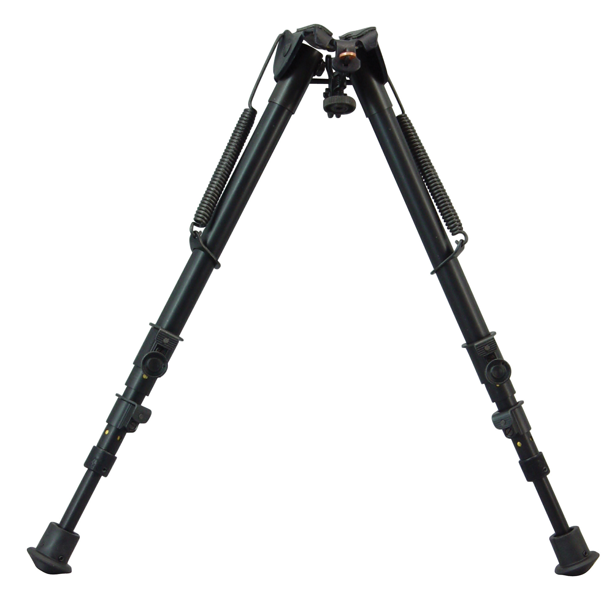 Harris Bipods 25C Swivel 25C Swivel Stud, 13.50-27", Black Steel/Aluminum, Rubber Feet
