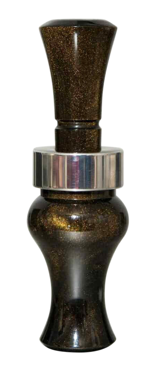 Echo Calls 78905 Meat HangerDouble Reed Mallard Sounds Attracts Ducks Black Gold Pearl Acrylic