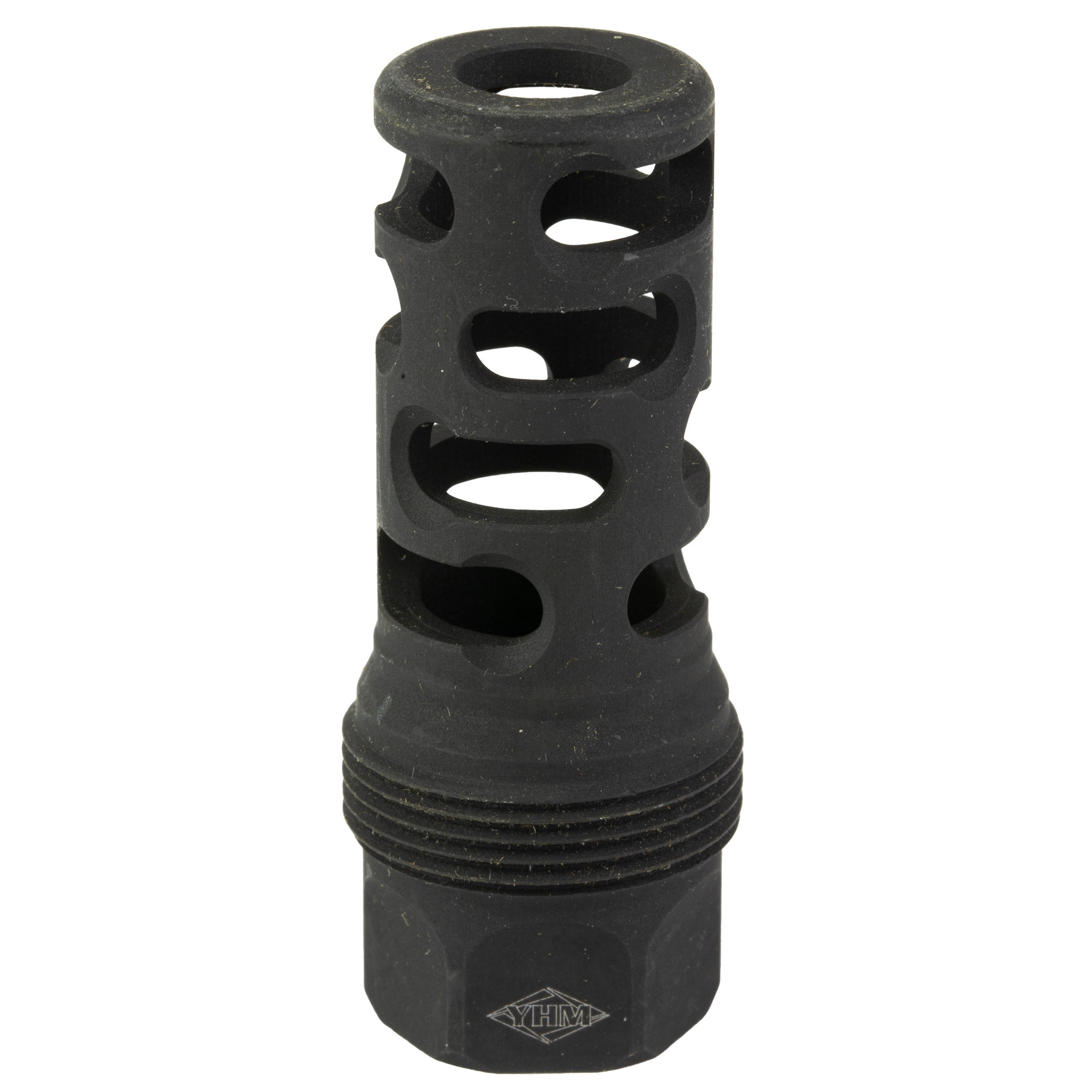 Yankee Hill 4405MB24 sRx Q.D. Muzzle Brake Long Black Phosphate Steel with 5/8"-24 tpi, 9mm, 2.30" OAL & 9.375" Diameter for sRx Adapters