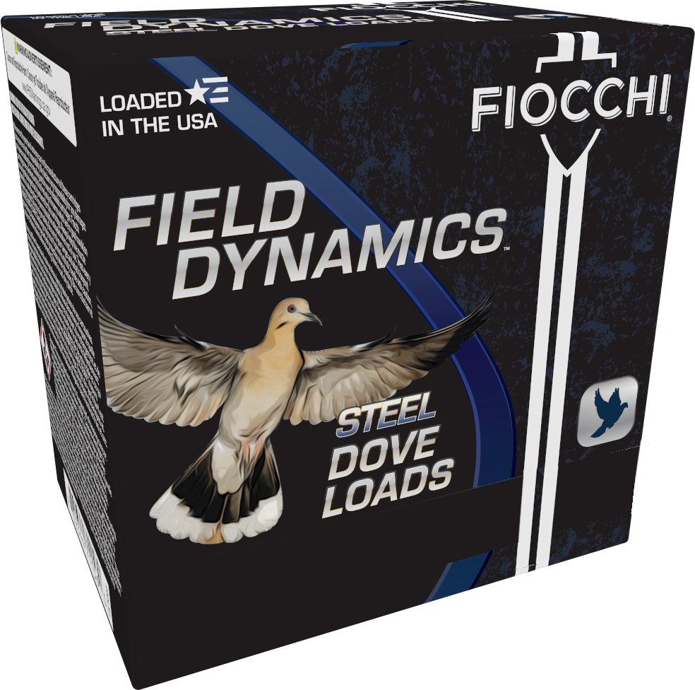Fiocchi 12DLS187 Field Dynamics Dove & Quail 12 Gauge 2.75" 1 1/8 oz 7 Shot 25 Per Box/ 10 Cs