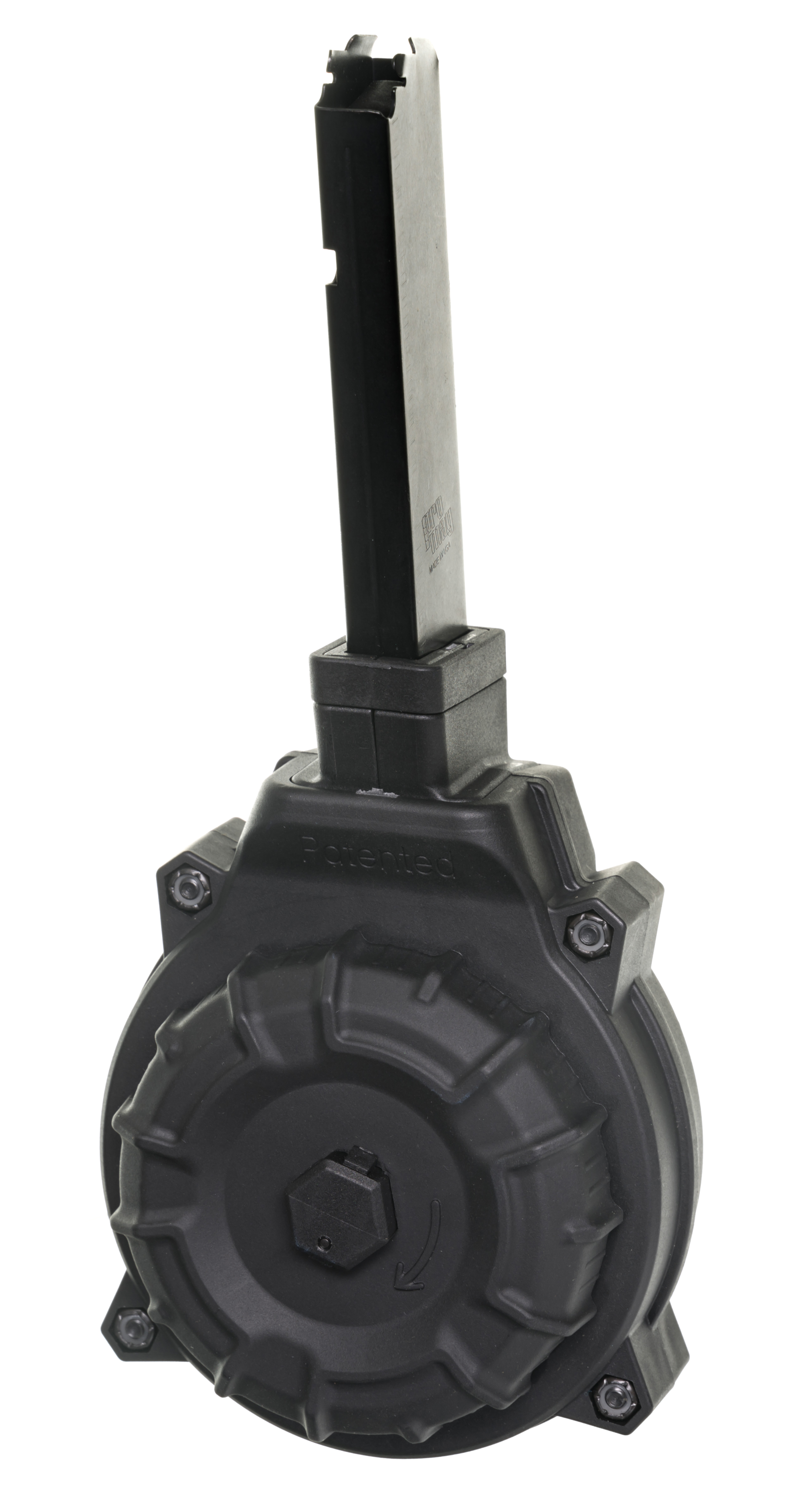 ProMag Magazine Hi-Point 4595TS 45 ACP 40-Round Drum Polymer Black