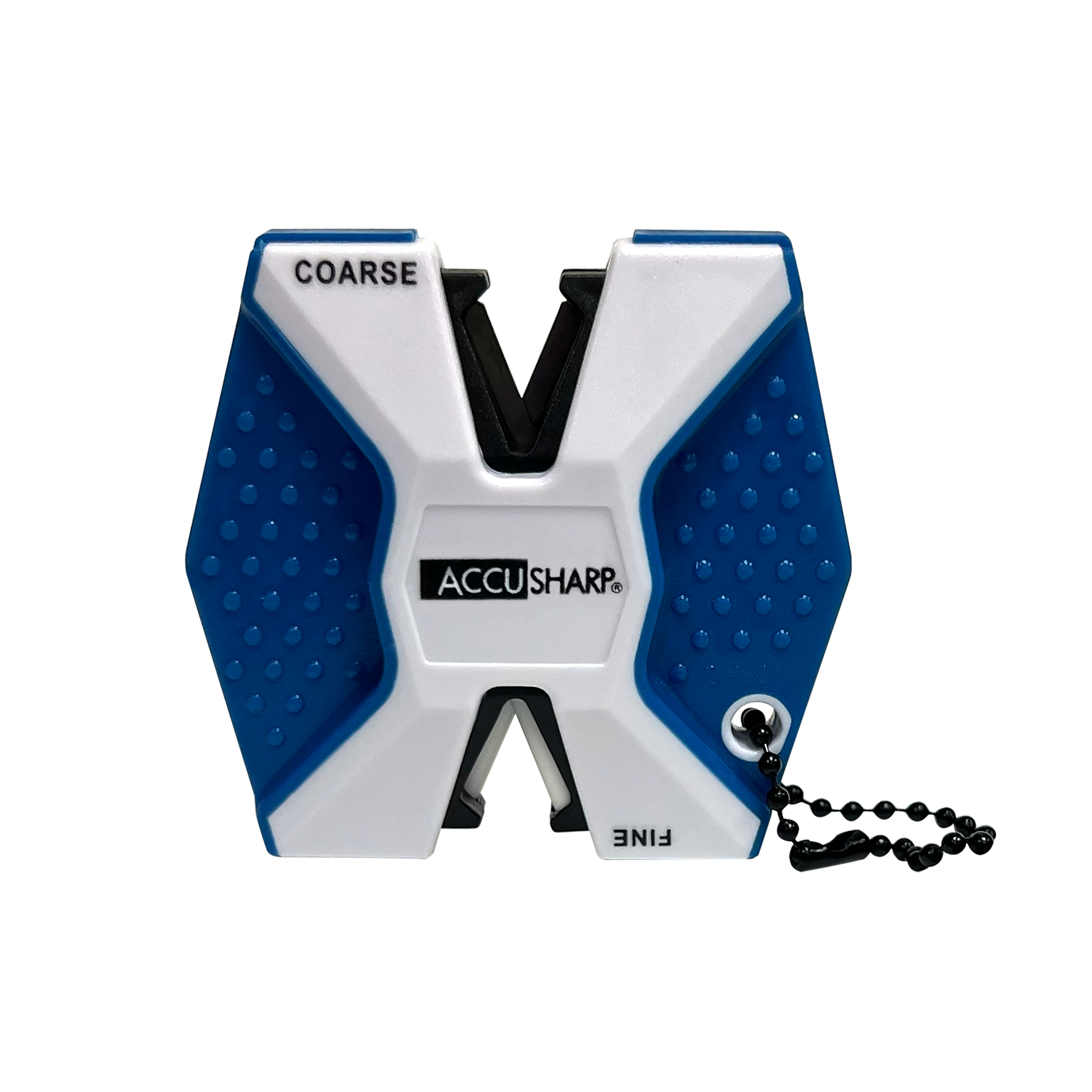 AccuSharp 342C 2-Step Knife Sharpener Hand Held Diamond Tungsten Carbide Sharpener Coarse/Fine Blue/White